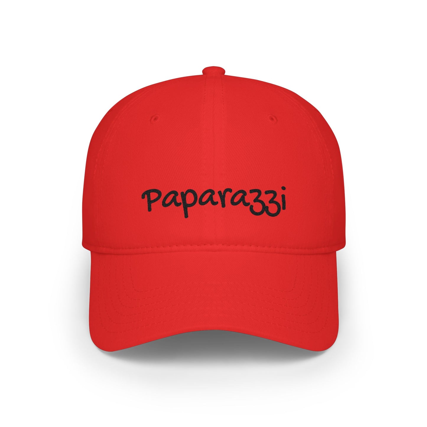 Paparazzi Baseball Cap Black Embroidery Printify