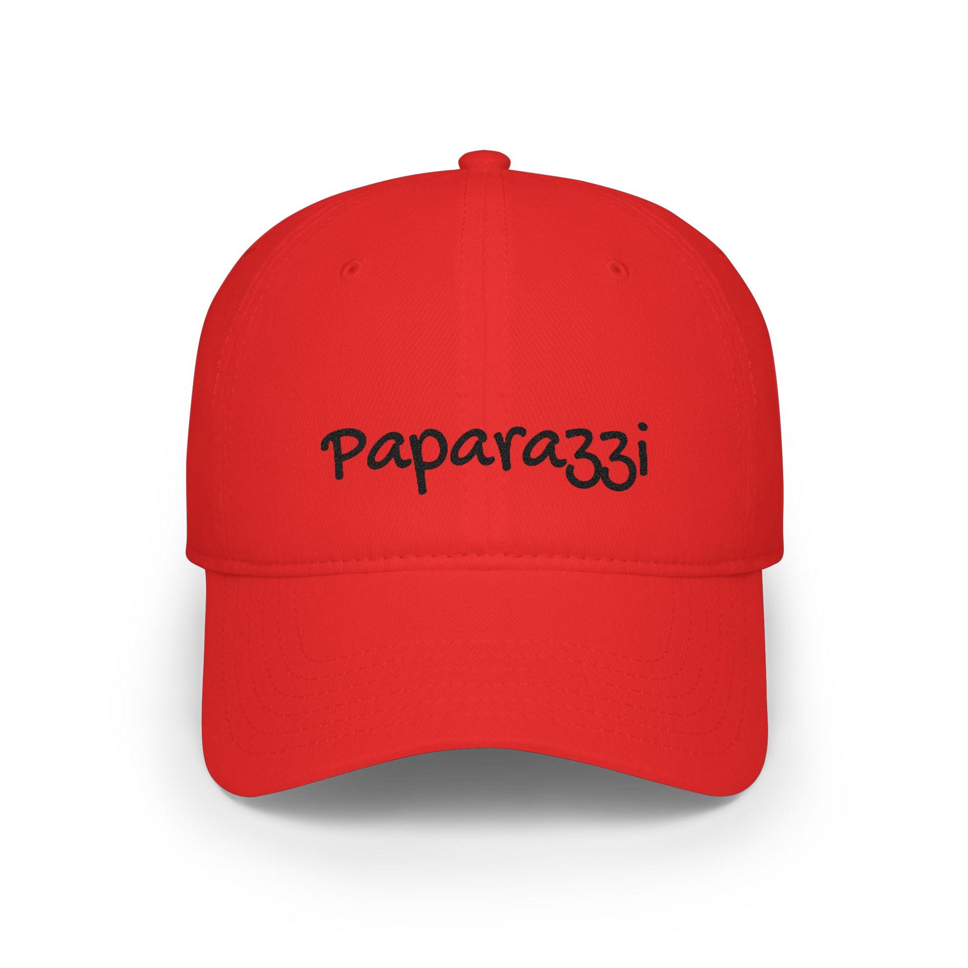 Paparazzi Baseball Cap Black Embroidery Printify