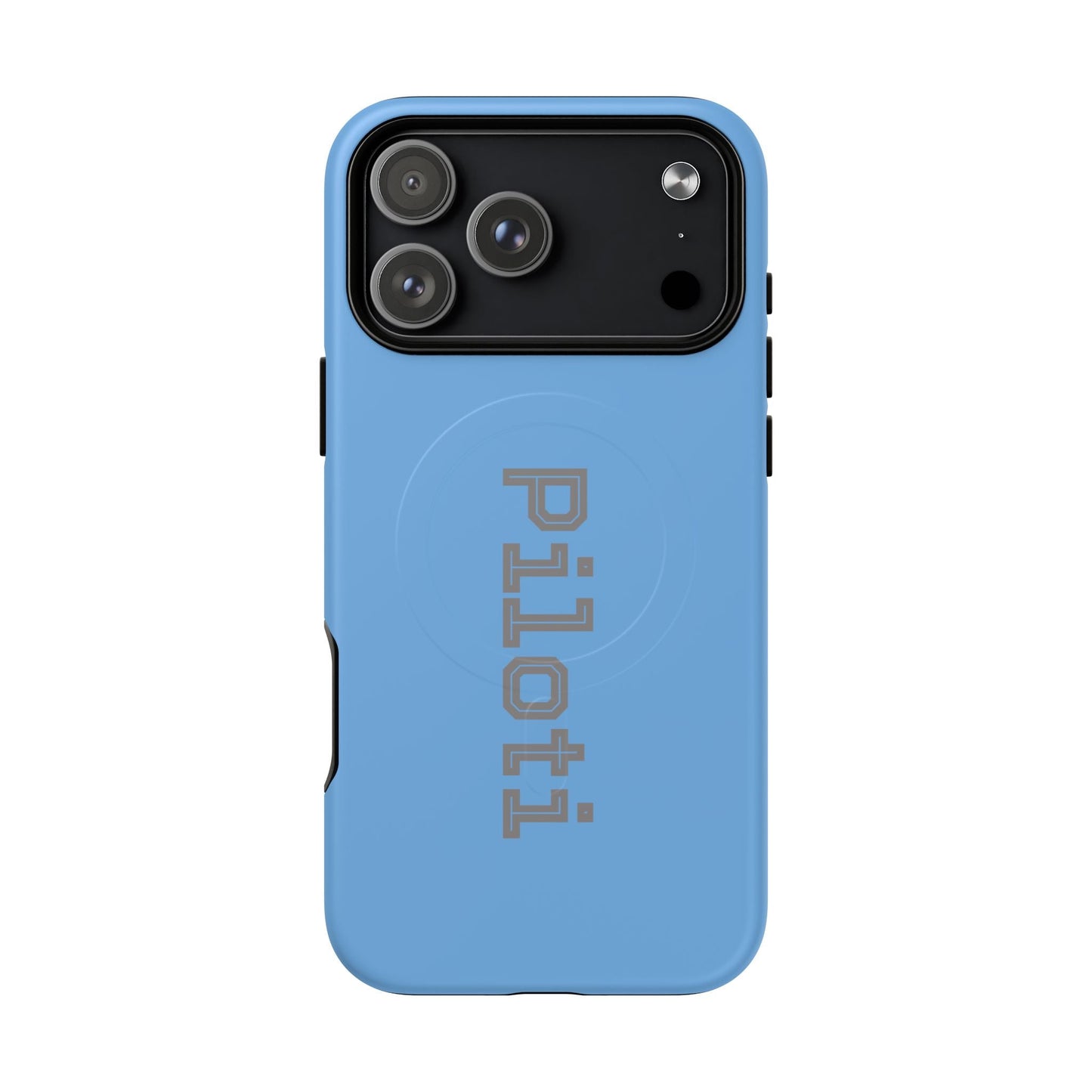 Tough Magnetic iPhone Cases Piloti in skyblue made in matt and gloss finish - UpNorth SPORTS