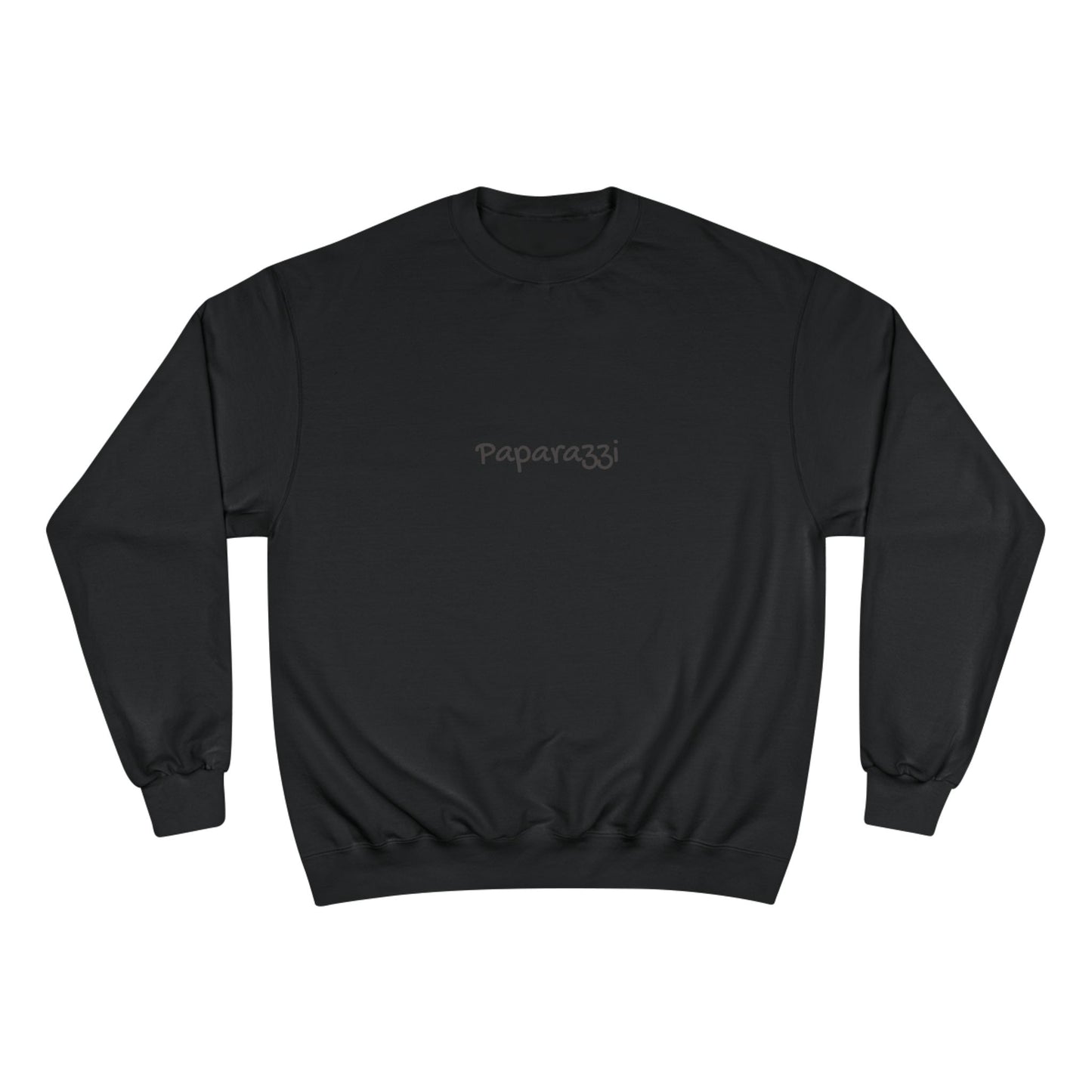 Black Dark Green Paparazzi Champion Sweatshirt Printify