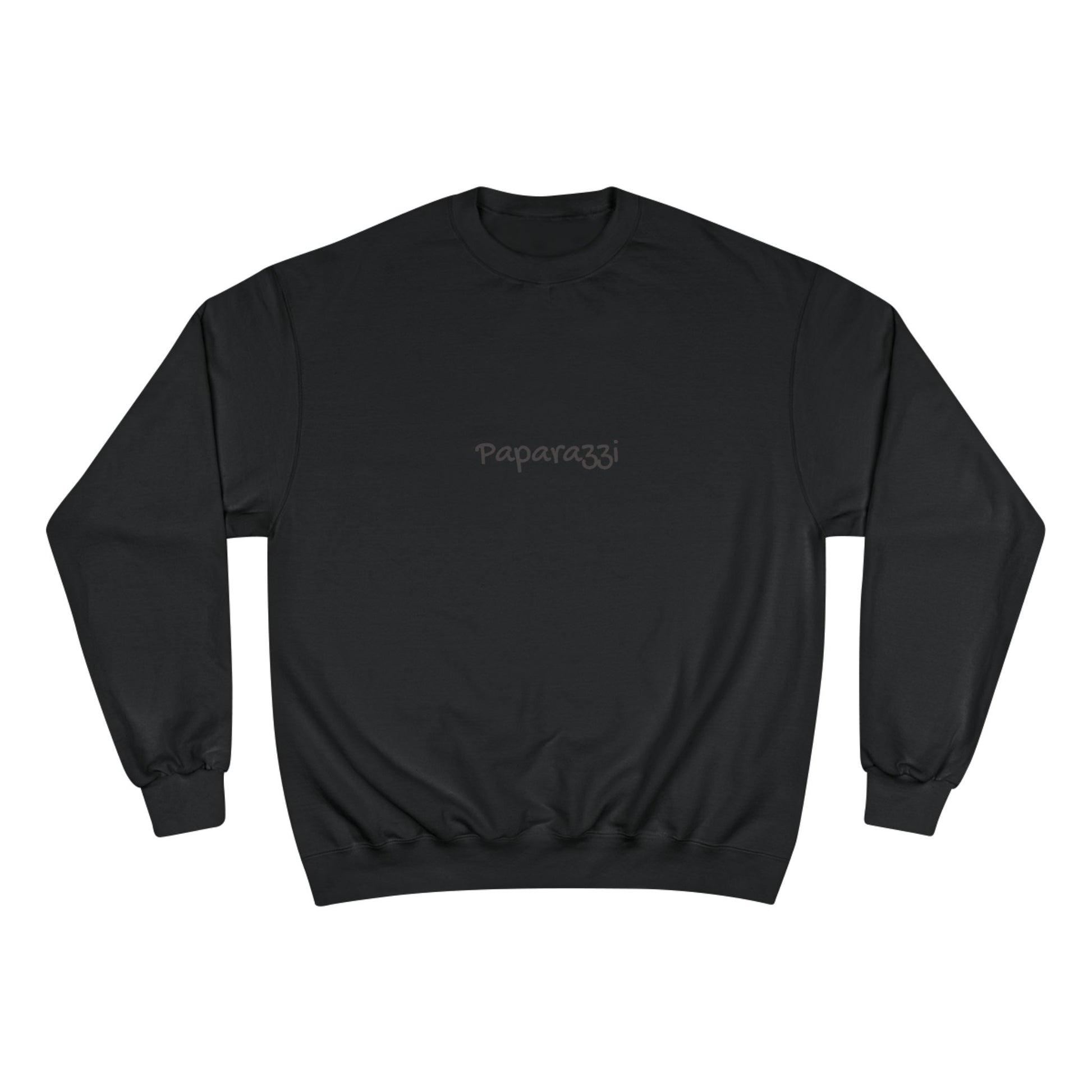 Black Dark Green Paparazzi Champion Sweatshirt Printify