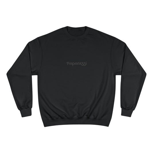 Black Dark Green Paparazzi Champion Sweatshirt Printify