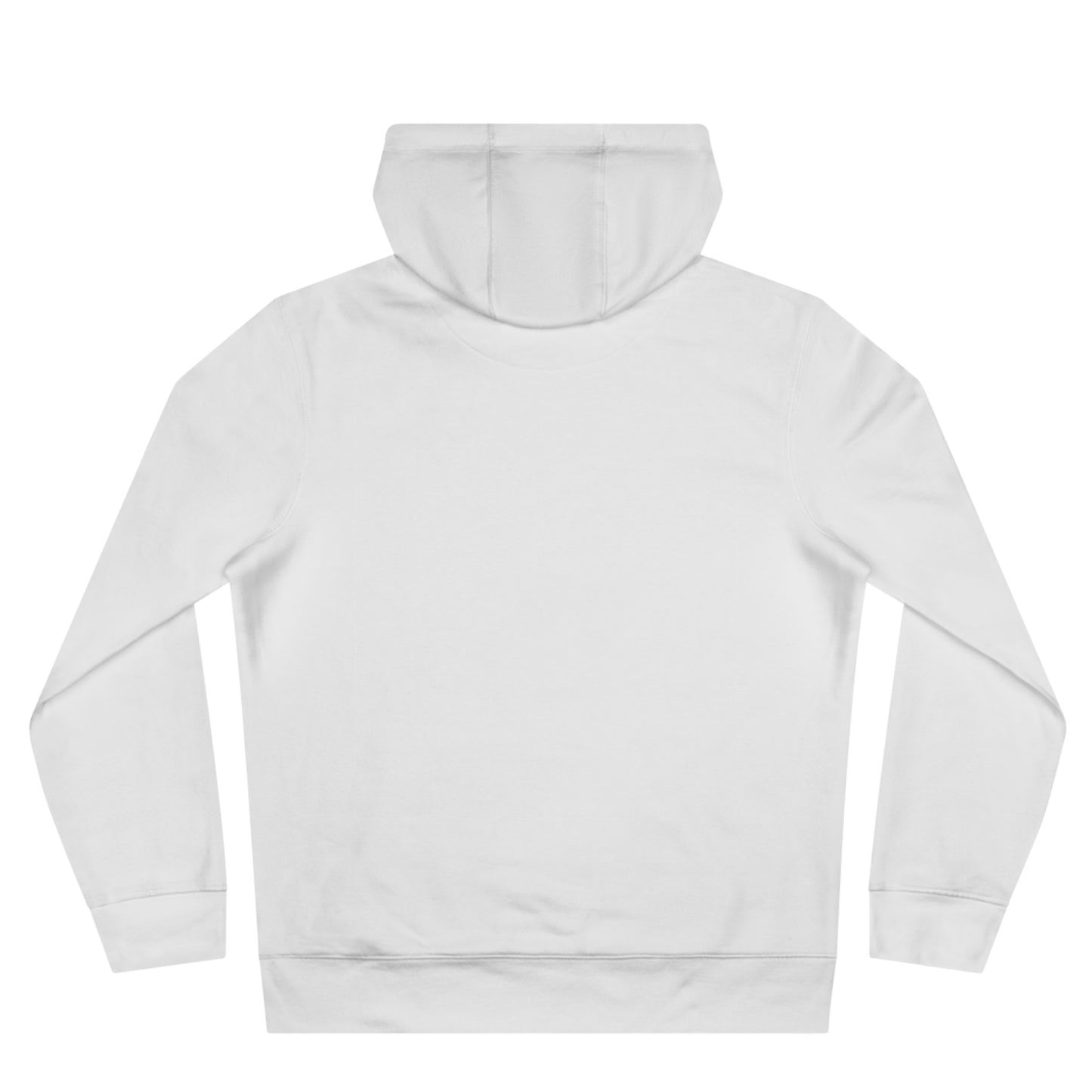 No Label Navy on White Hoodie Printify