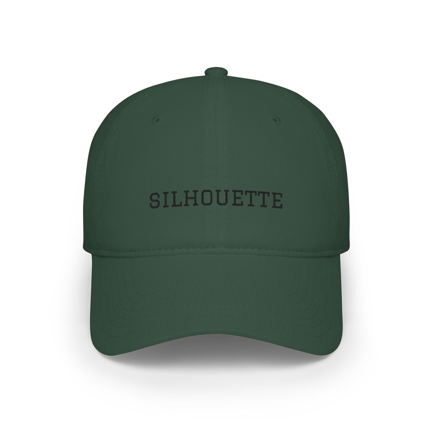 Dark Green Paparazzi Silhouette Black Baseball Cap front - Paparazzi Original