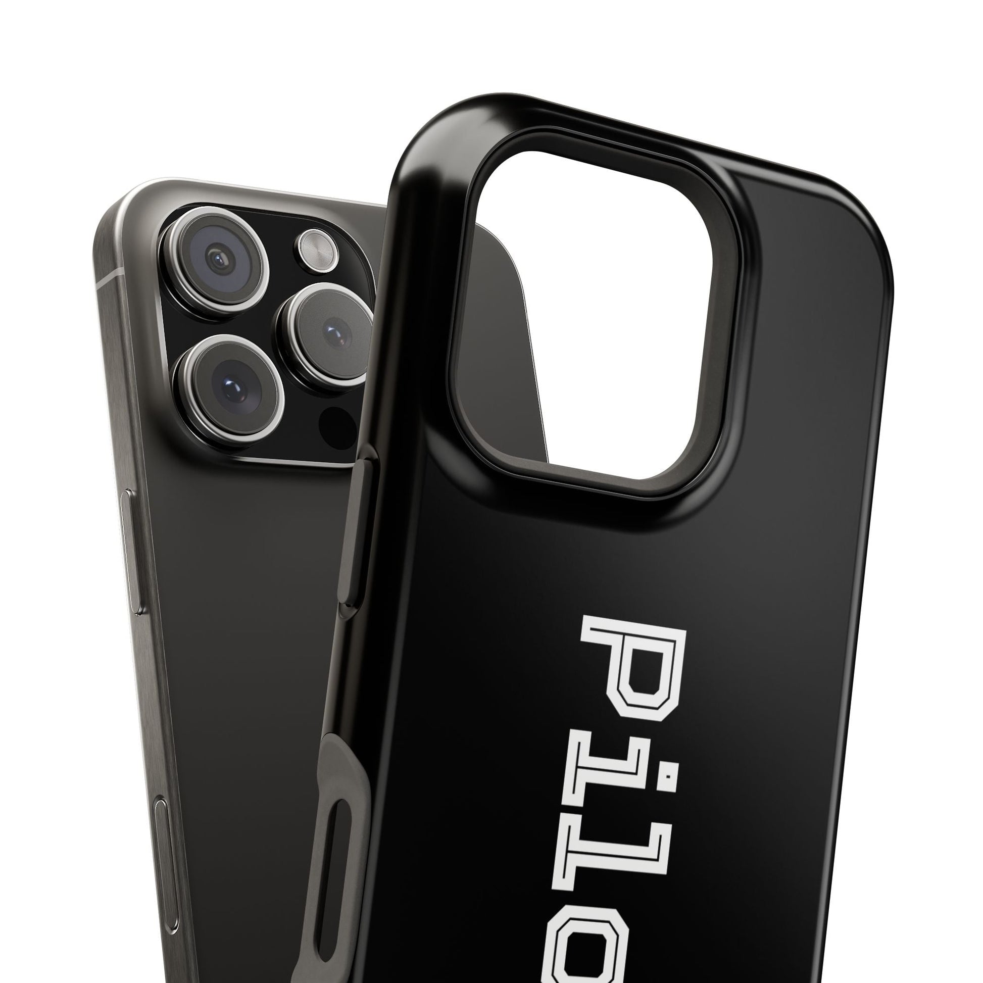 Impact-Resistant Smartphone Cases in black Printify