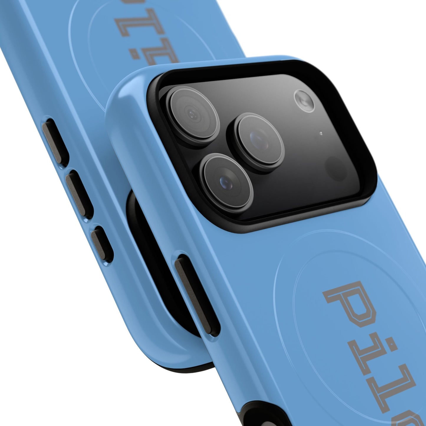 Tough Magnetic iPhone Cases Piloti in skyblue made in matt and gloss finish - UpNorth SPORTS