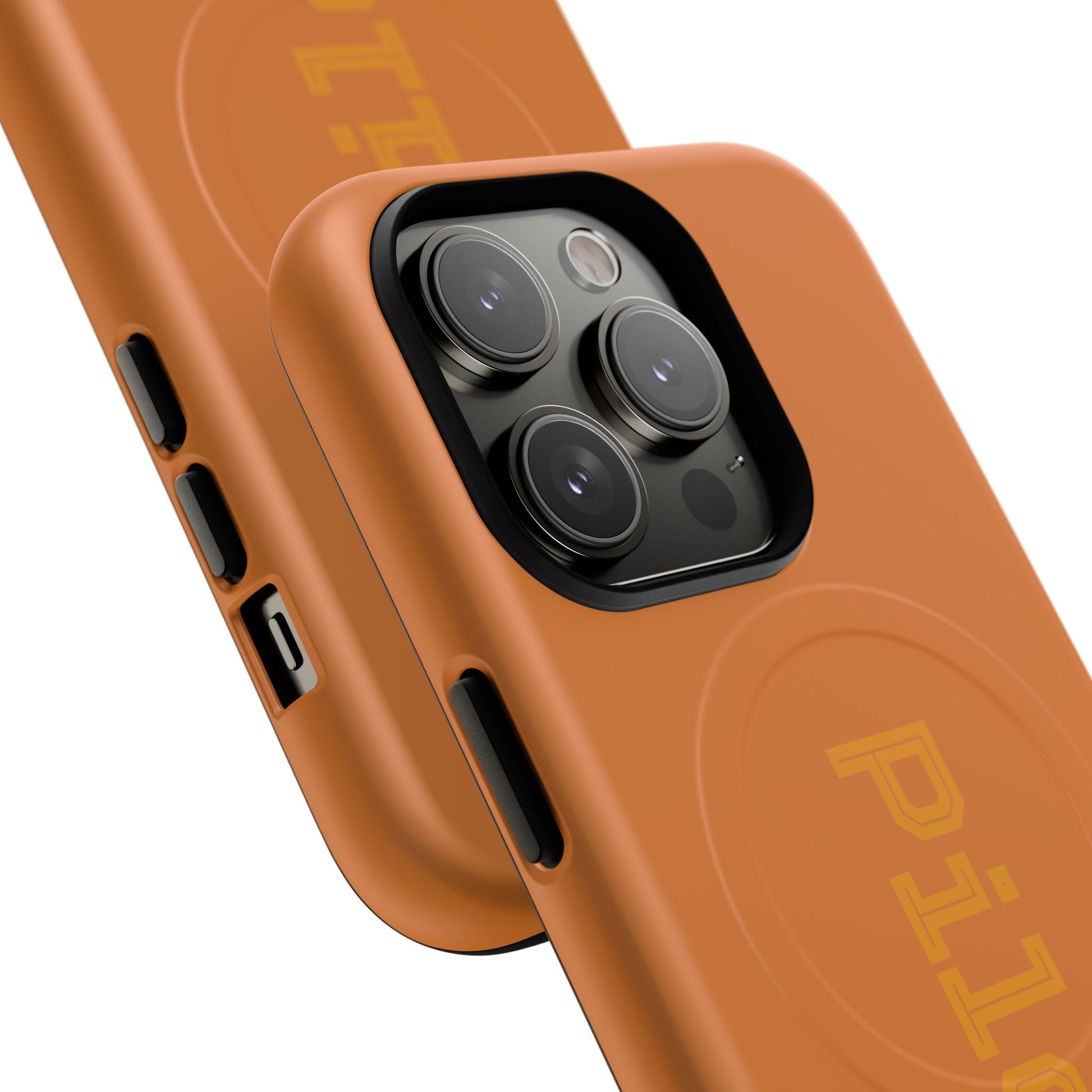 Tough Magnetic iPhone Cases Piloti in orange Printify
