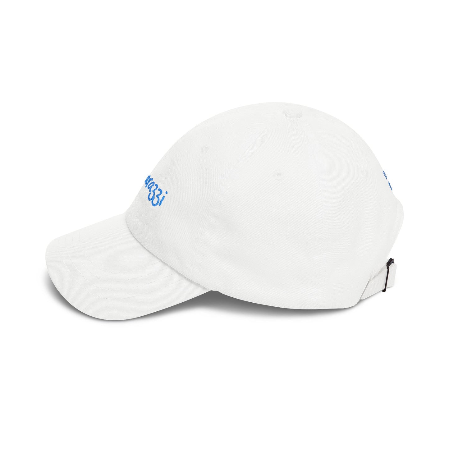 White Paparazzi Aqua Classic Cap left - Paparazzi Original