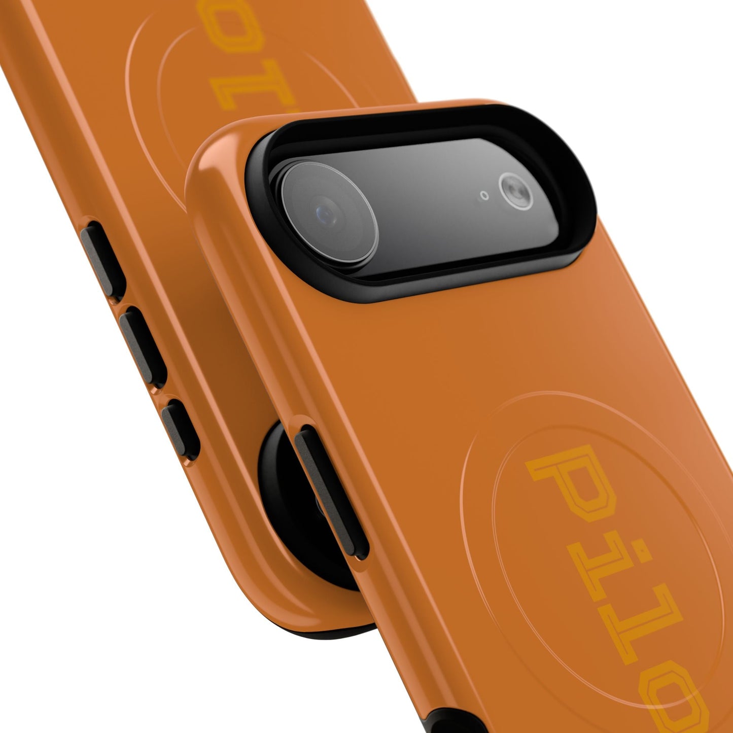 Tough Magnetic iPhone Cases Piloti in orange Printify