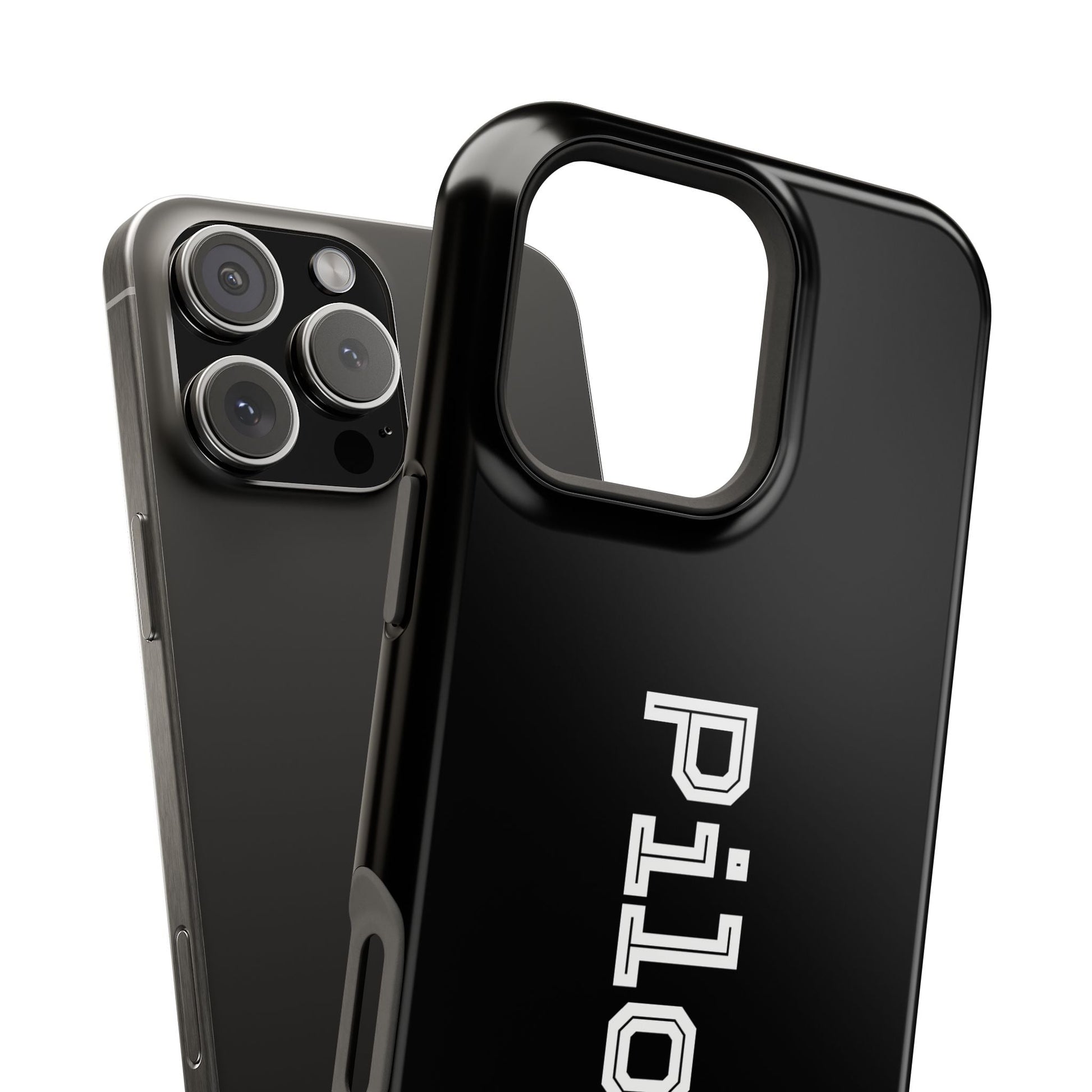 Impact-Resistant Smartphone Cases in black Printify
