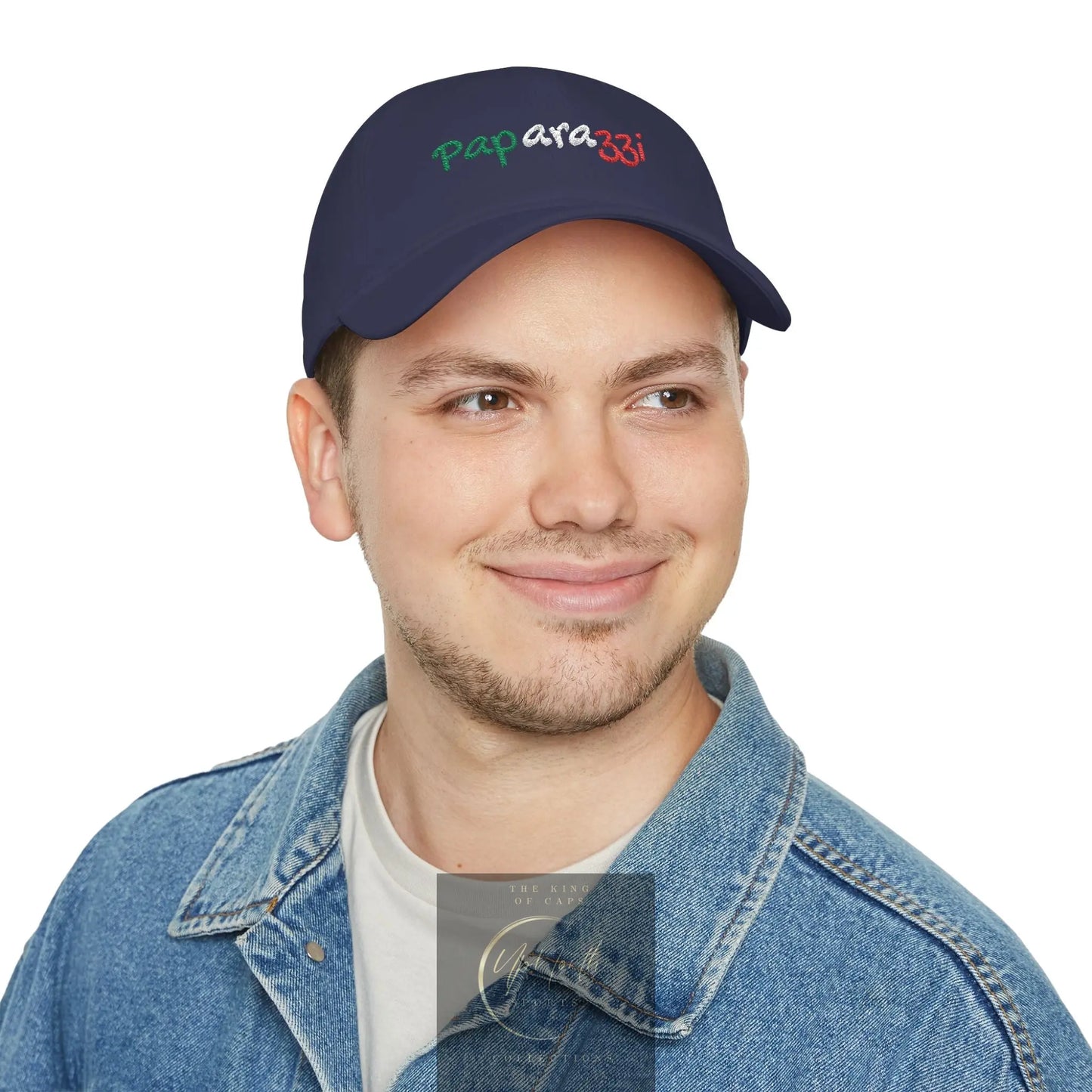 Baseball Cap Paparazzi Embroidered Italy Tricolore