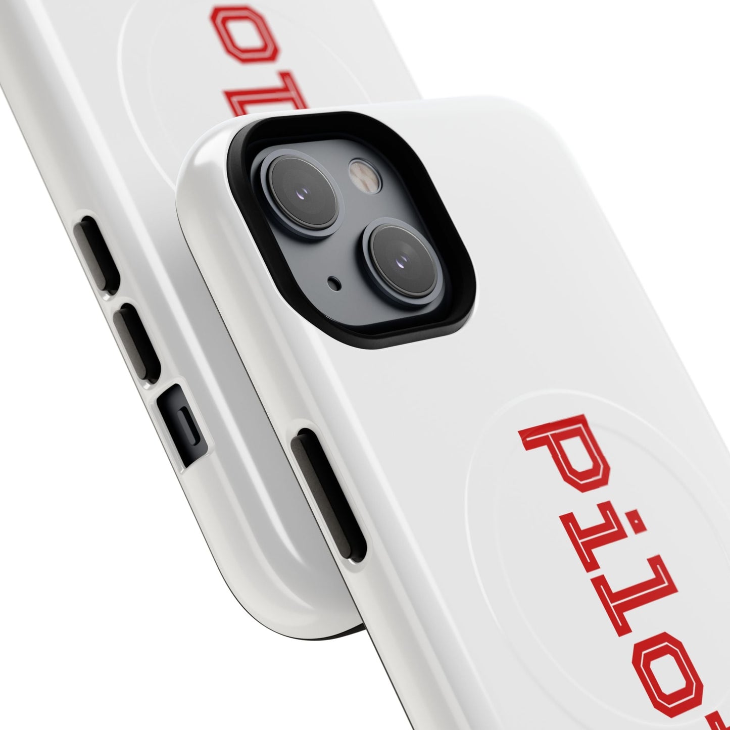 Tough Magnetic iPhone Cases Piloti in white made in matt and gloss finish - UpNorth SPORTS