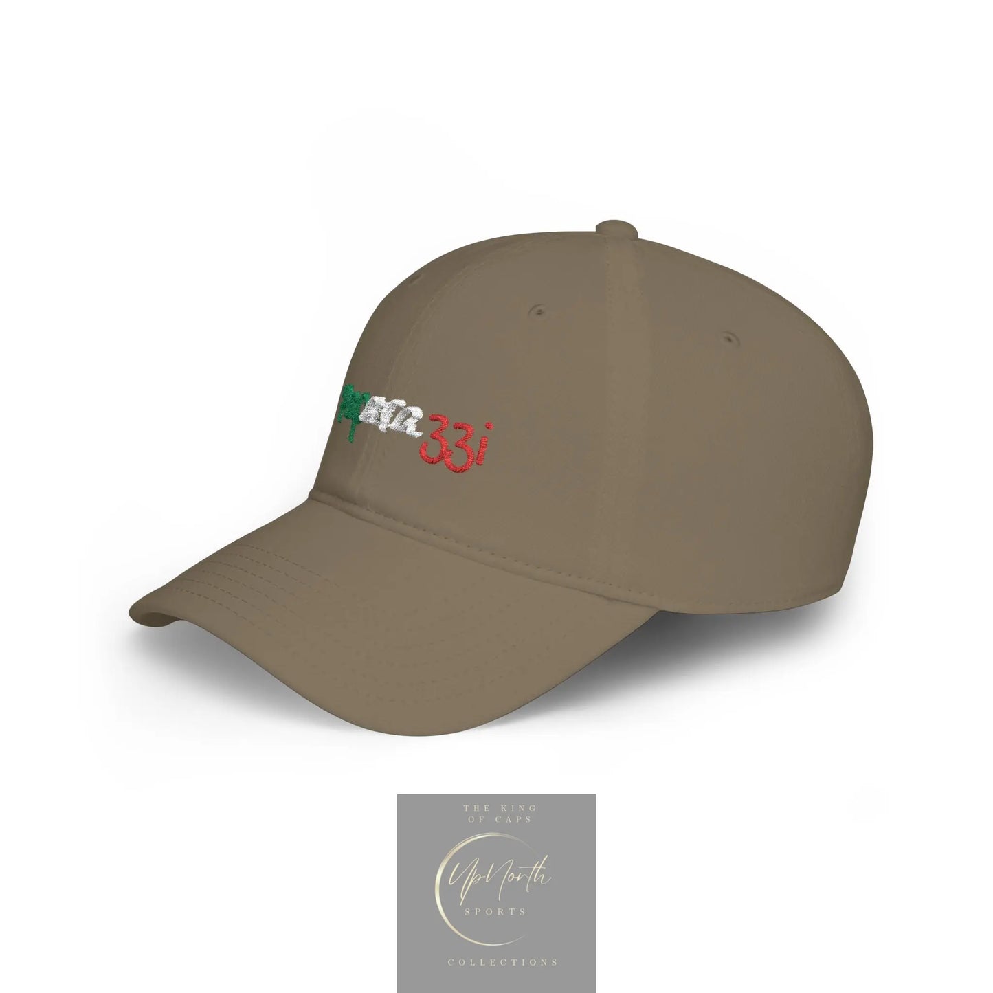 Baseball Cap Paparazzi Embroidered Italy Tricolore