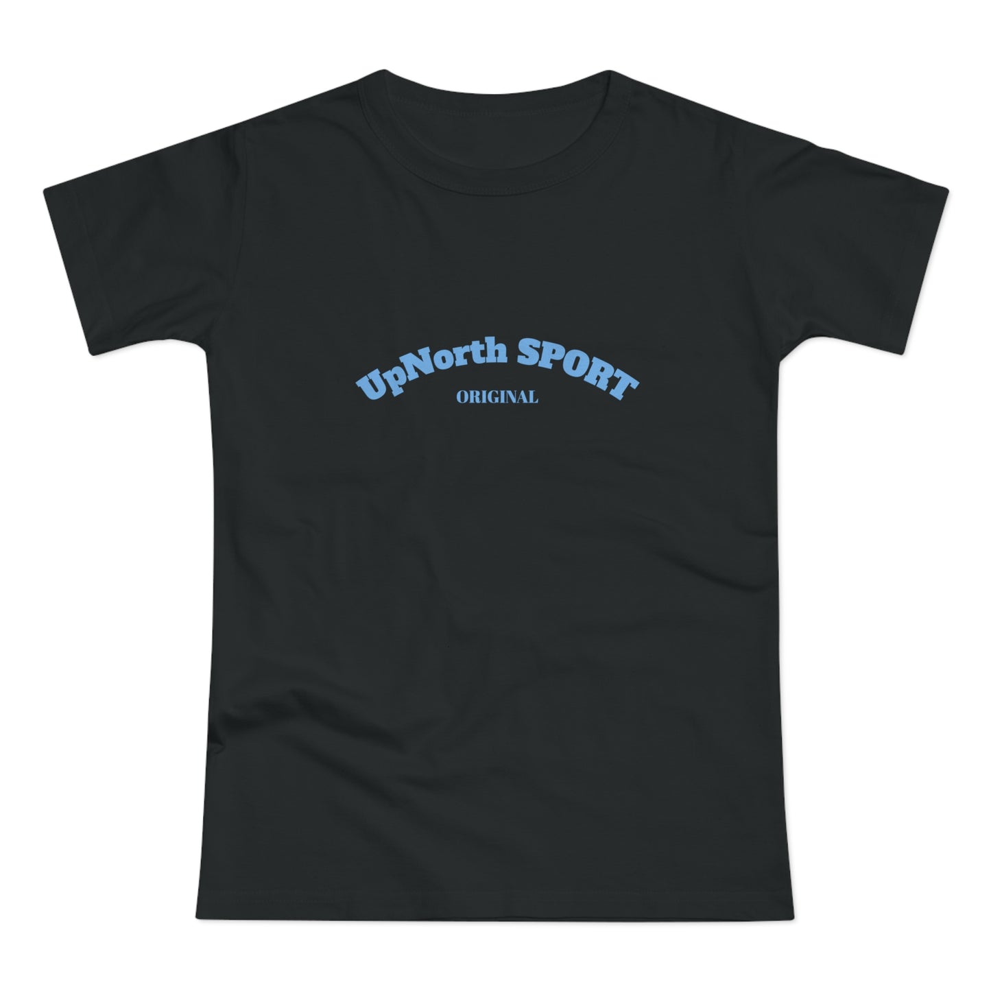 Women T-Shirt black with light blue
