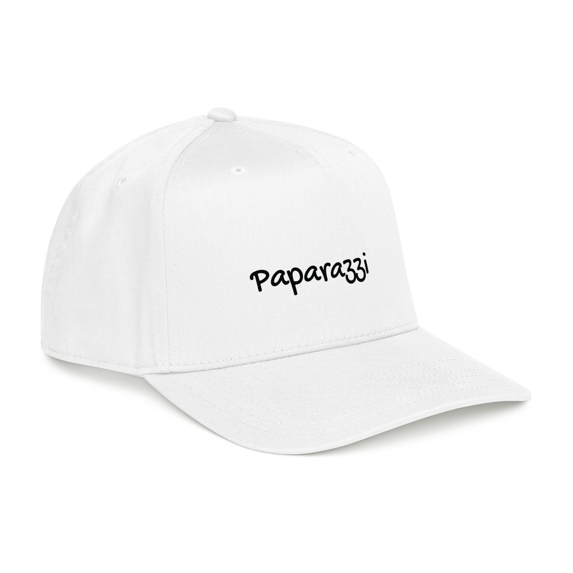 Paparazzi Mid Profile White Baseball Cap Printify