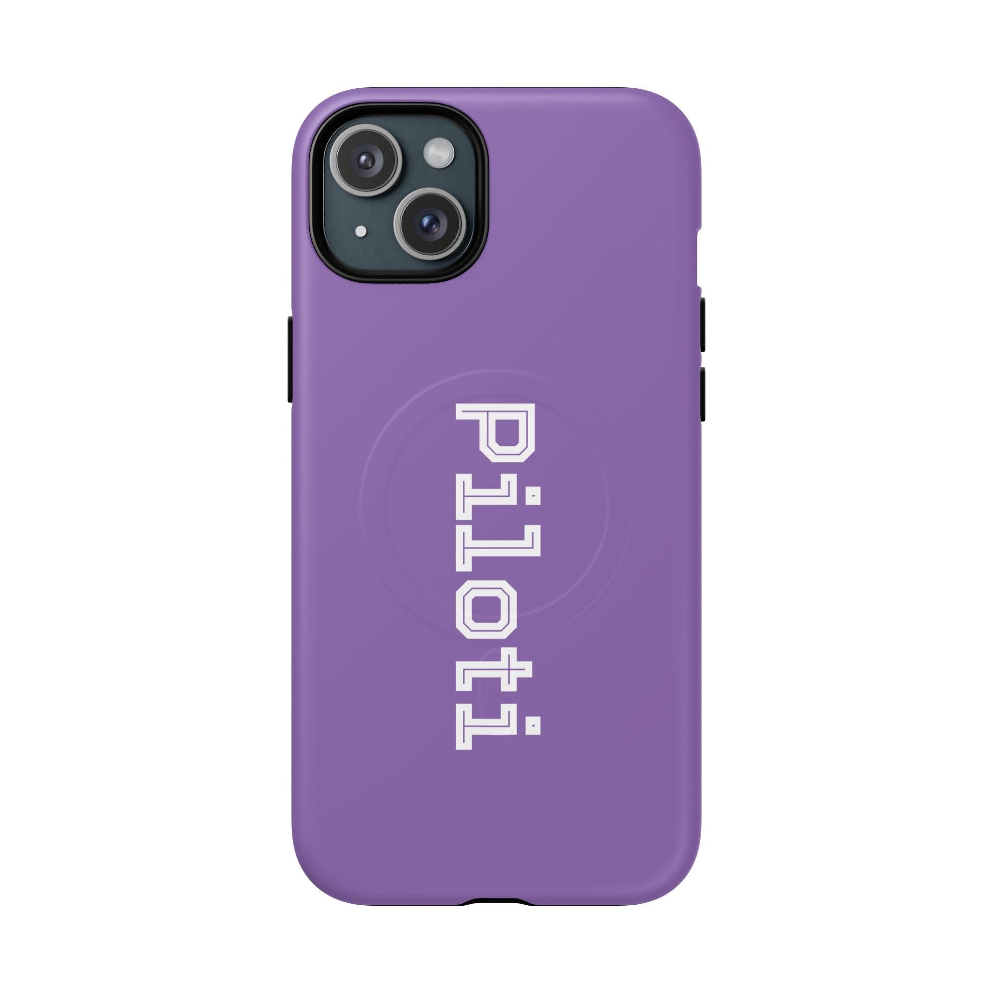 Tough Magnetic iPhone Cases Piloti in light purple Printify