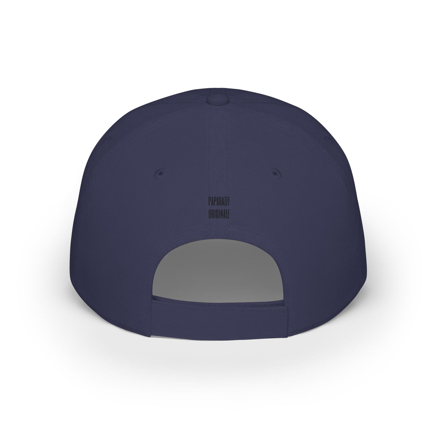 Dark Navy Paparazzi Silhouette Black Baseball Cap backside - Paparazzi Original