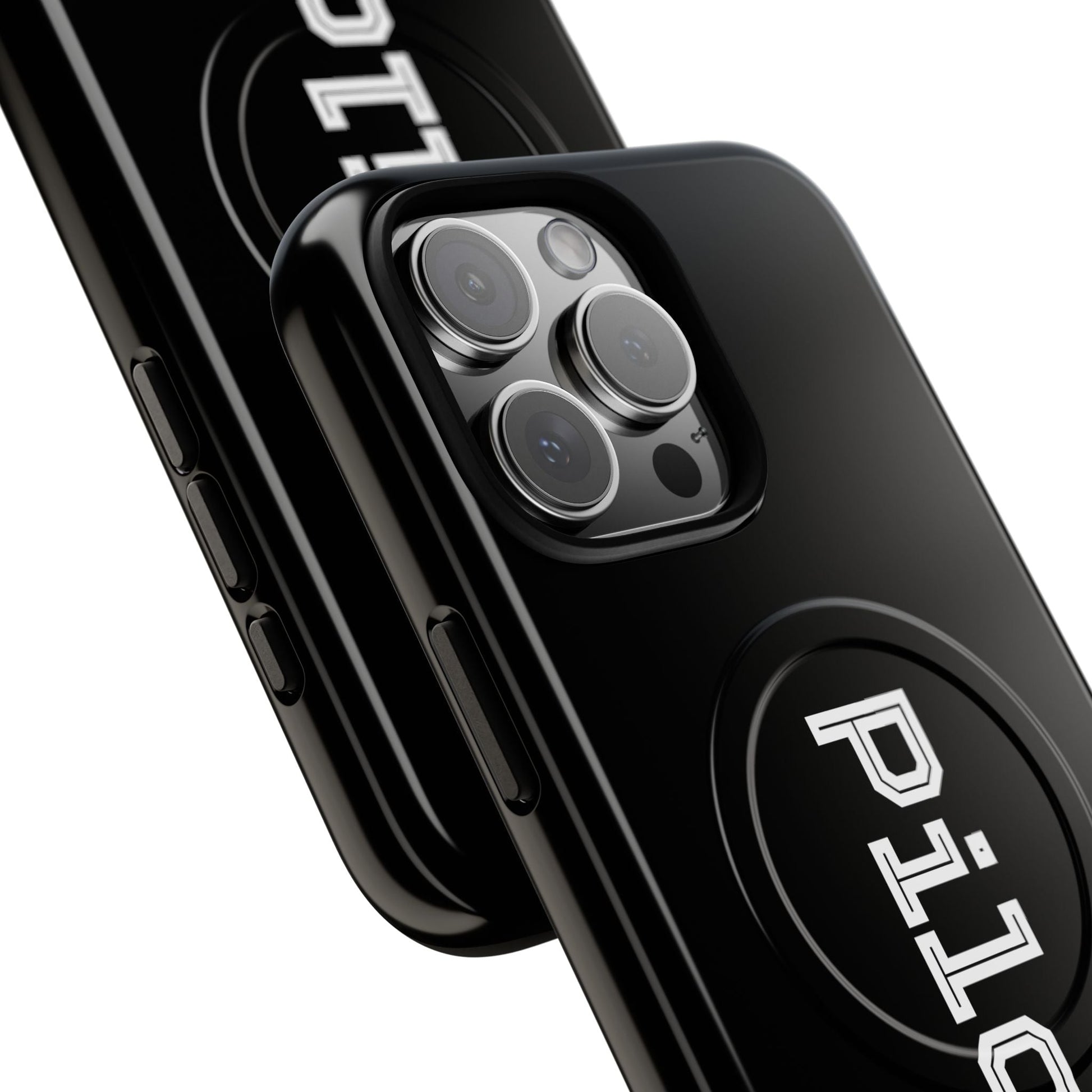 Tough Magnetic iPhone Cases Piloti in black Printify