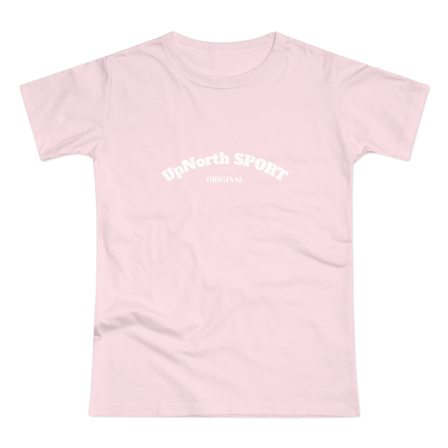 Women T-Shirt orchid pink with white