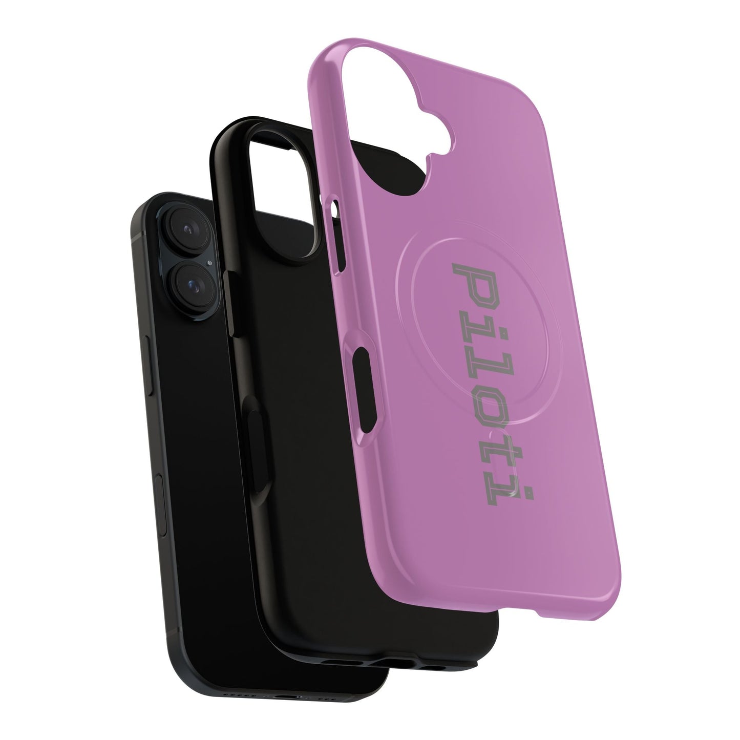 Tough Magnetic iPhone Cases Piloti in pink Printify