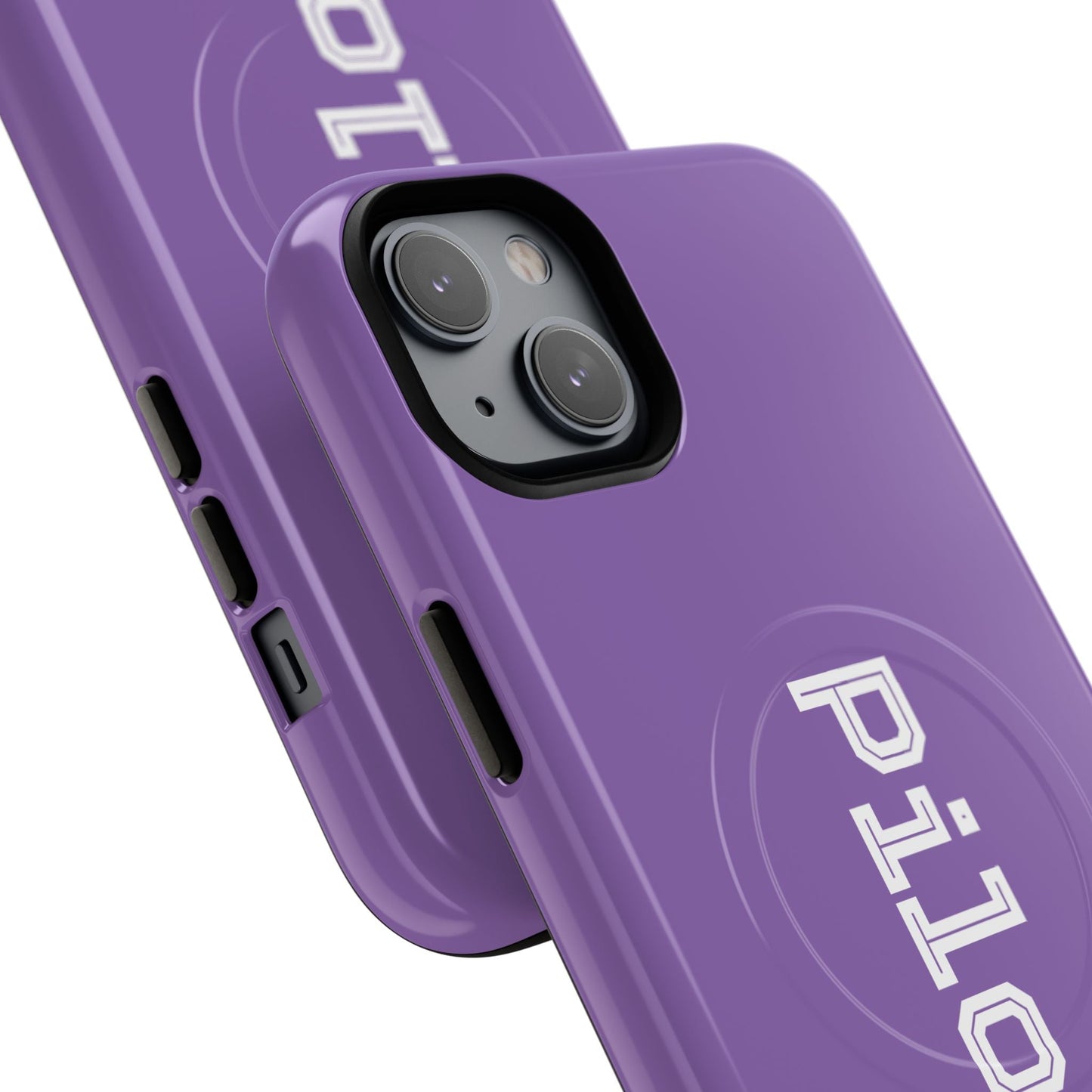 Tough Magnetic iPhone Cases Piloti in light purple Printify