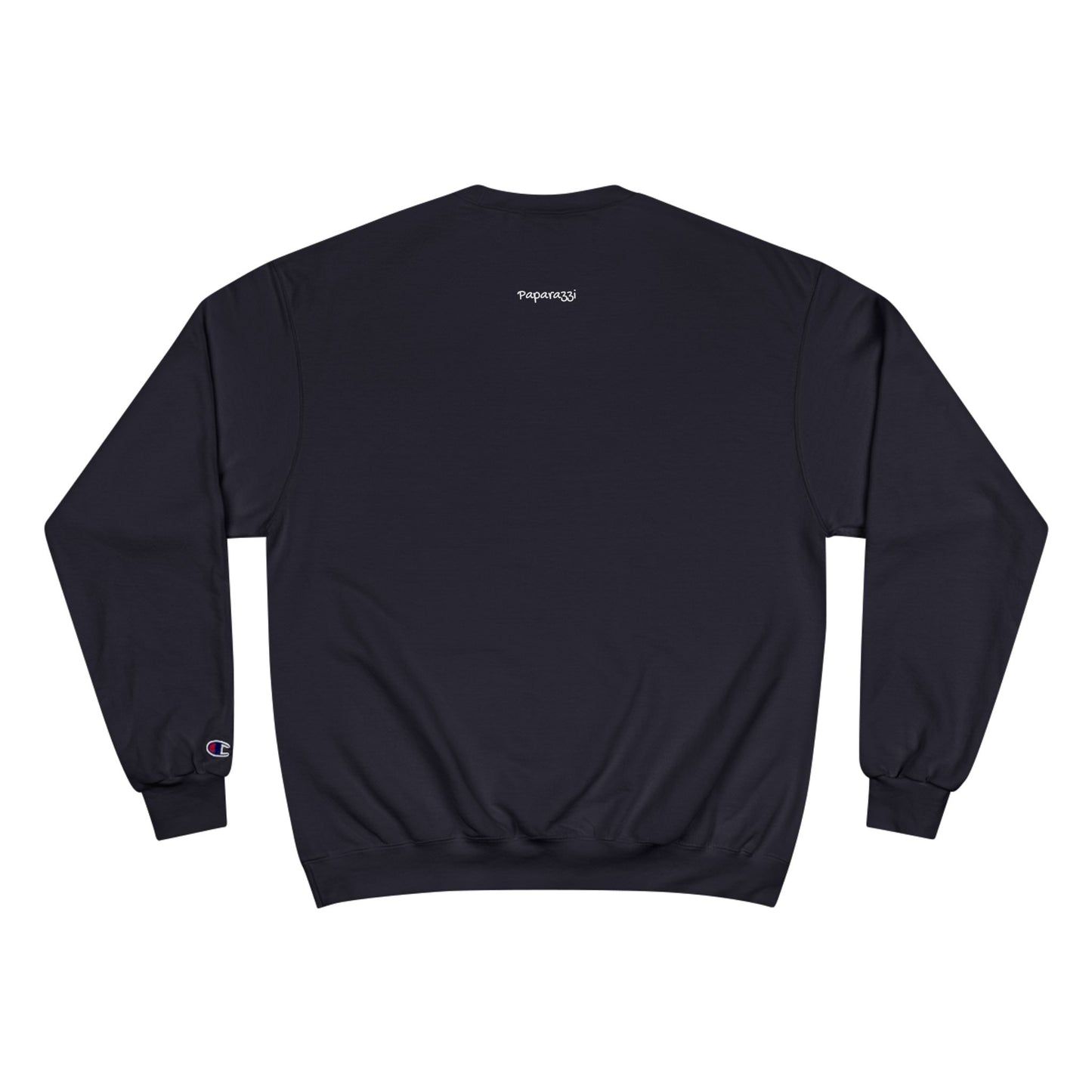Navy Maroon Paparazzi Champion Sweatshirt Printify