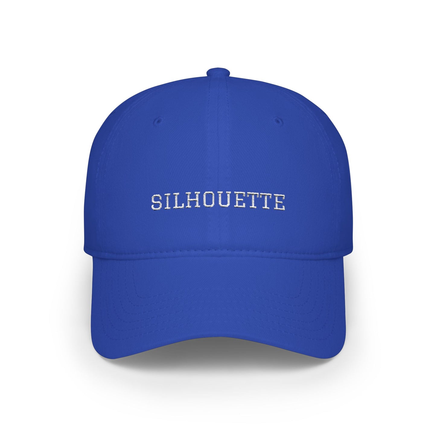 Royal Paparazzi Silhouette White Baseball Cap front - Paparazzi Original