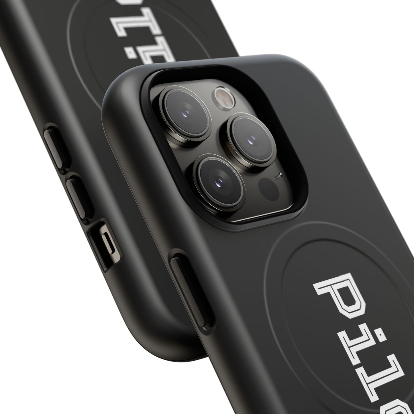 Tough Magnetic iPhone Cases Piloti in black Printify