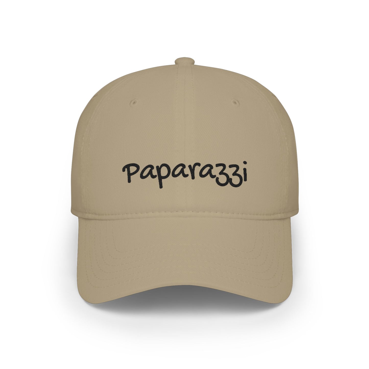Paparazzi Baseball Cap Black Embroidery Printify