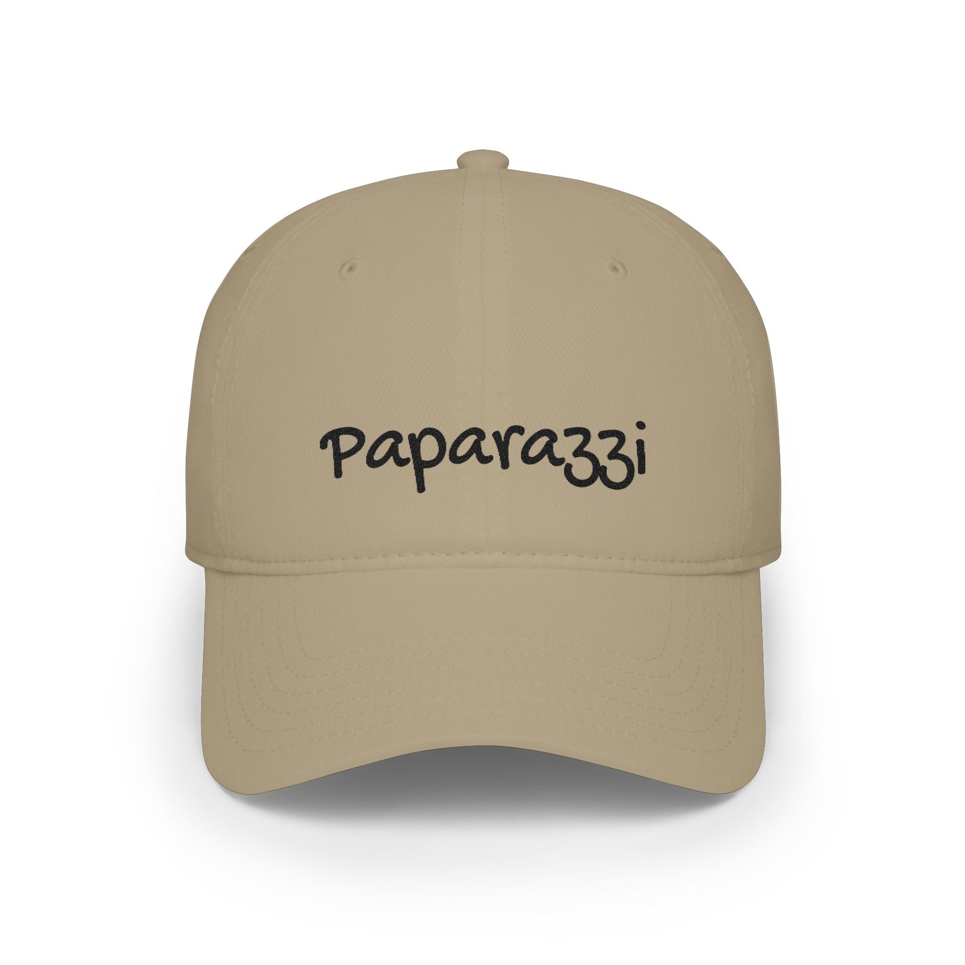 Paparazzi Baseball Cap Black Embroidery Printify