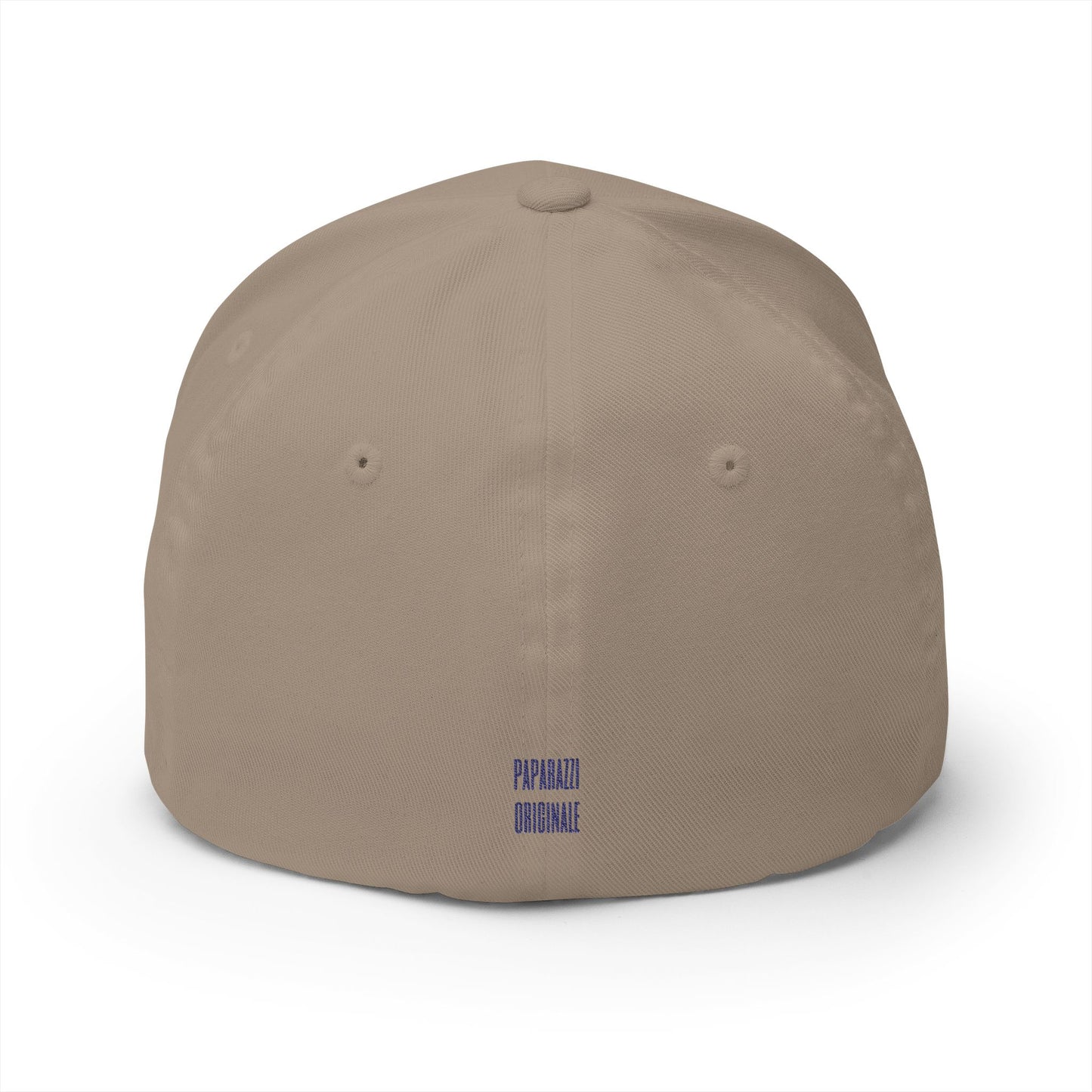 POS Navy Logo Closed Back Cap Printify