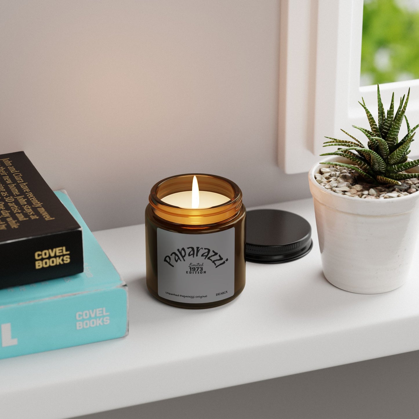 Scented Soy Candle Unscented Printify