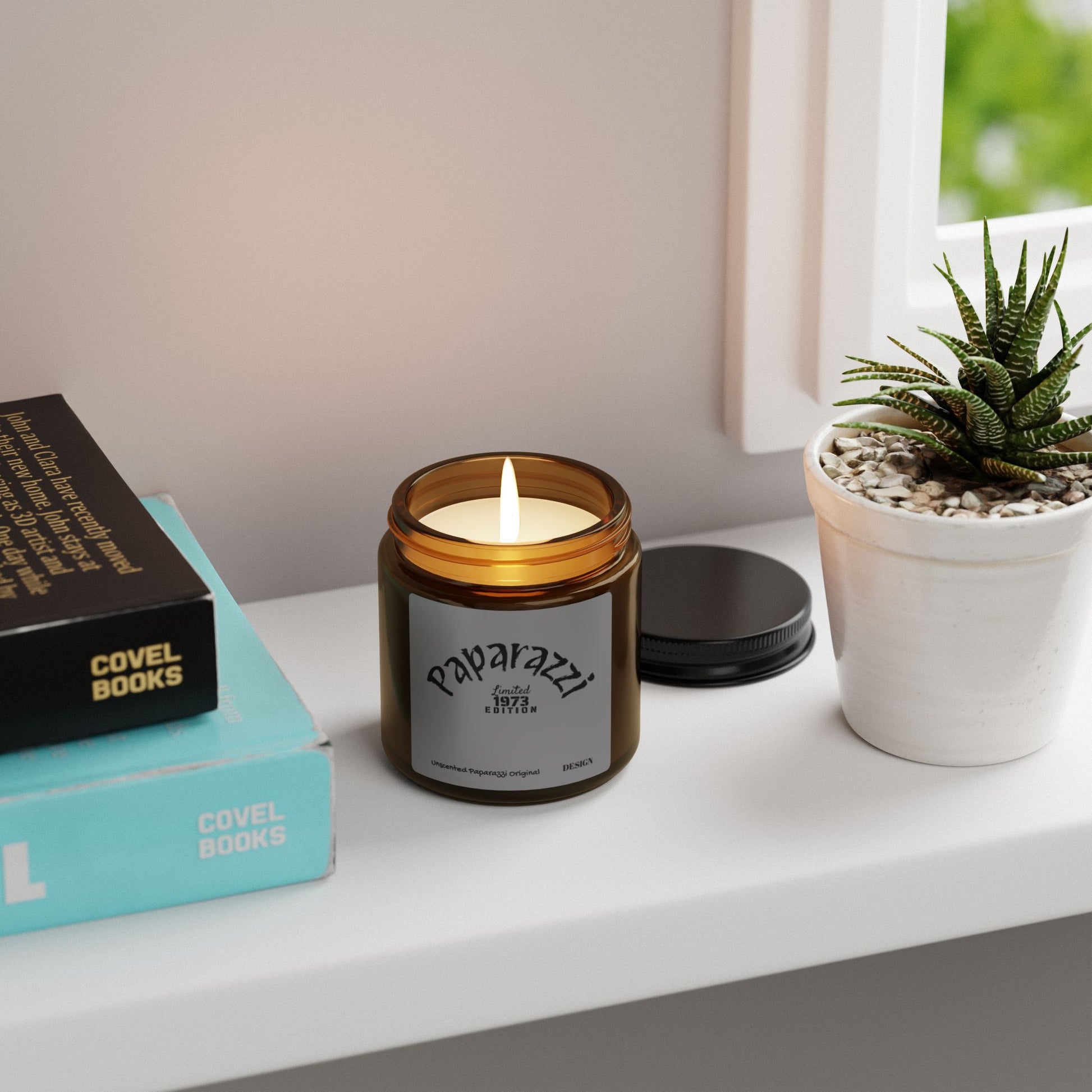 Scented Soy Candle Unscented Printify
