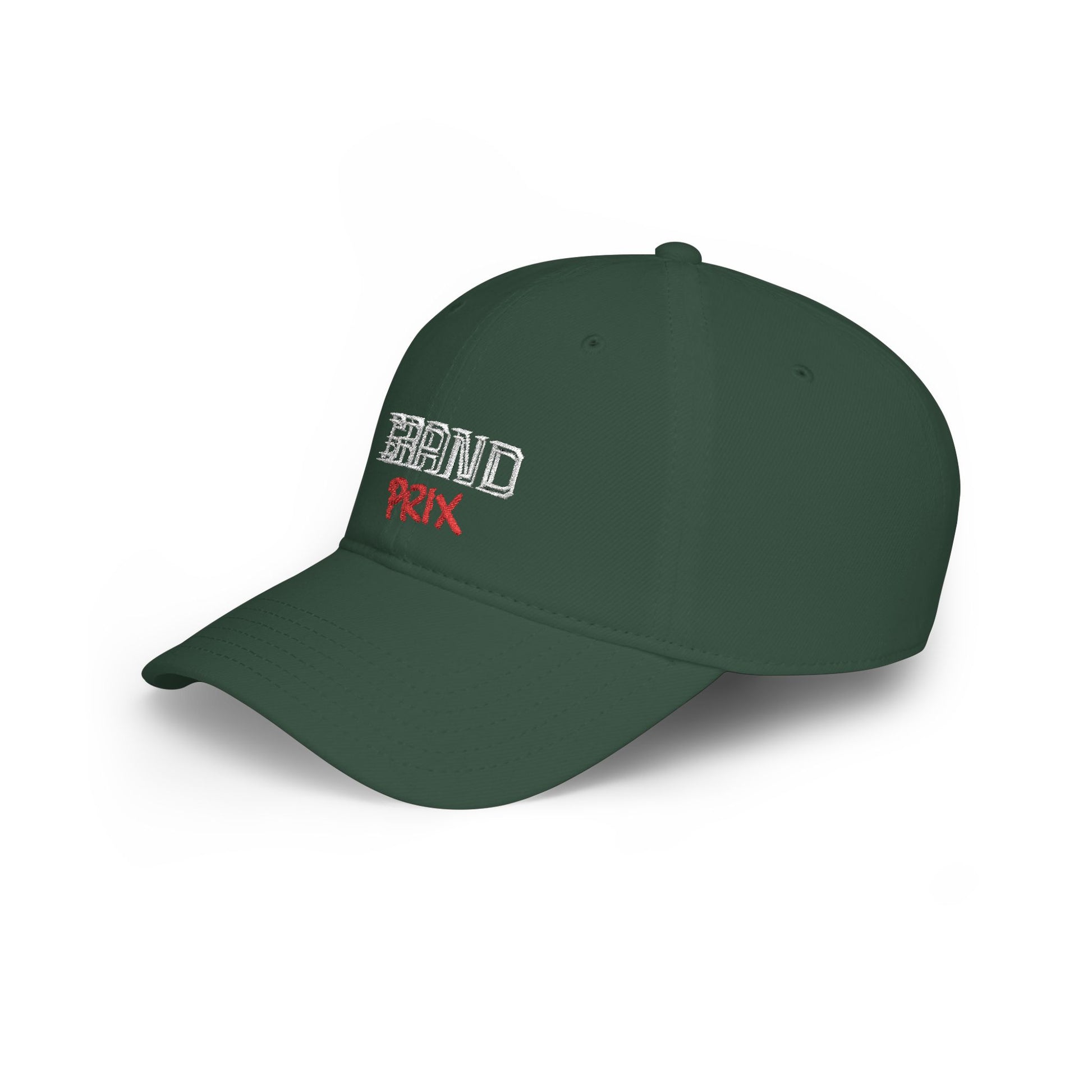 Dark Green Le Mans Grand Prix Baseball Cap left side - UpNorth SPORT