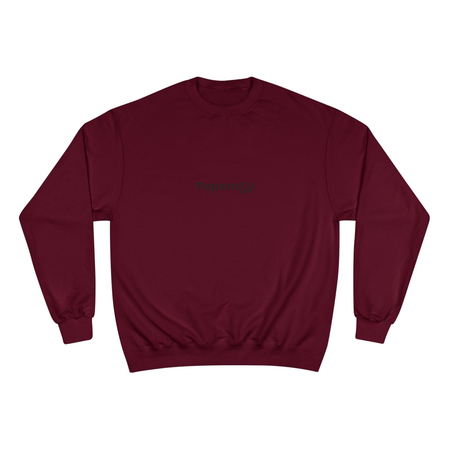 Orange Maroon Paparazzi Champion Sweatshirt Printify