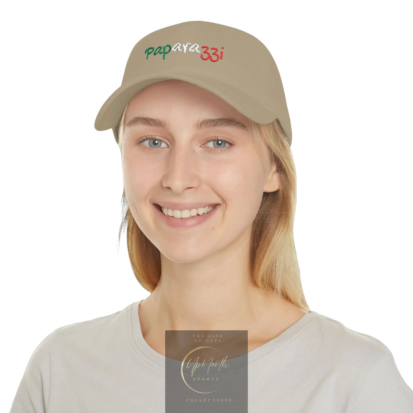 Baseball Cap Paparazzi Embroidered Italy Tricolore