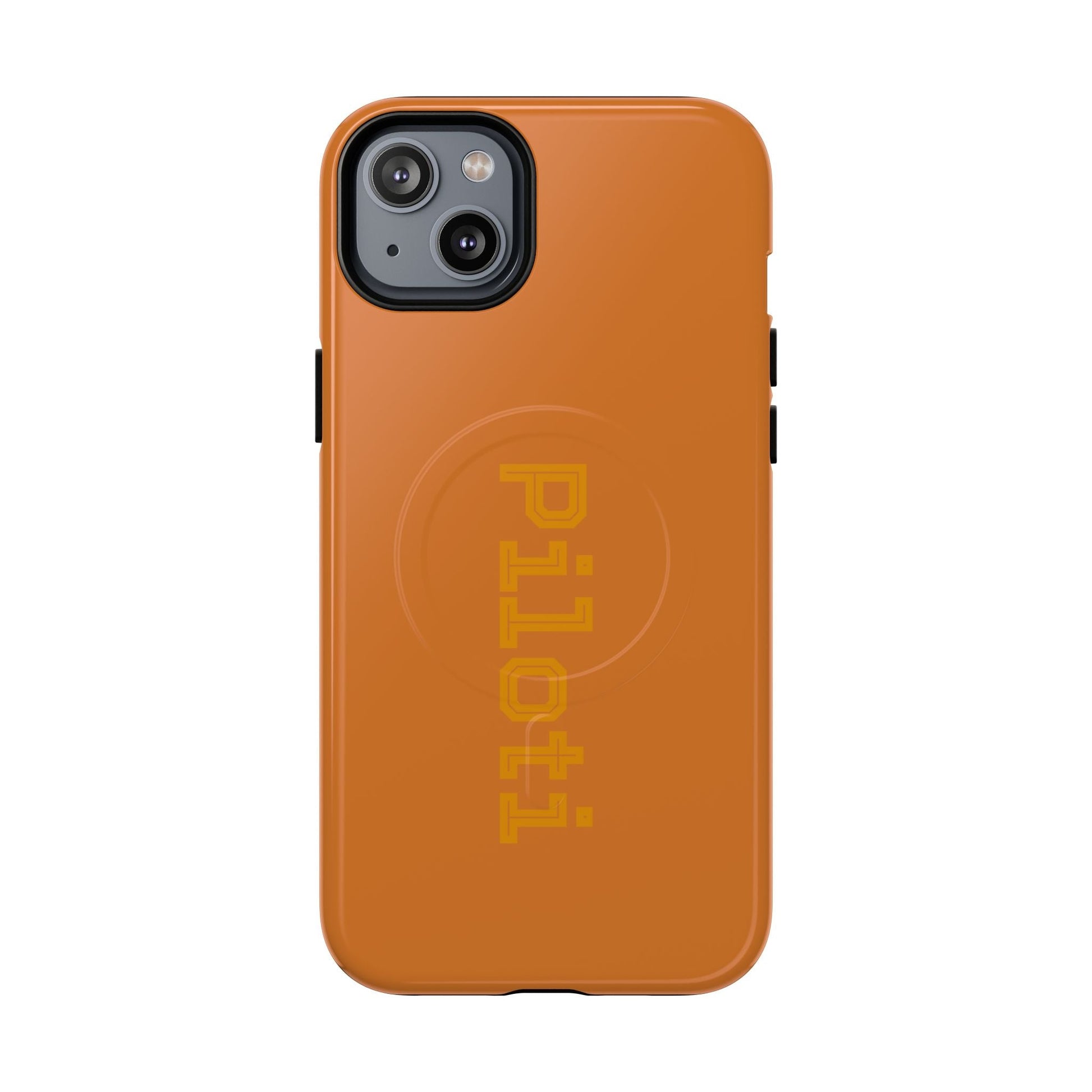 Tough Magnetic iPhone Cases Piloti in orange Printify