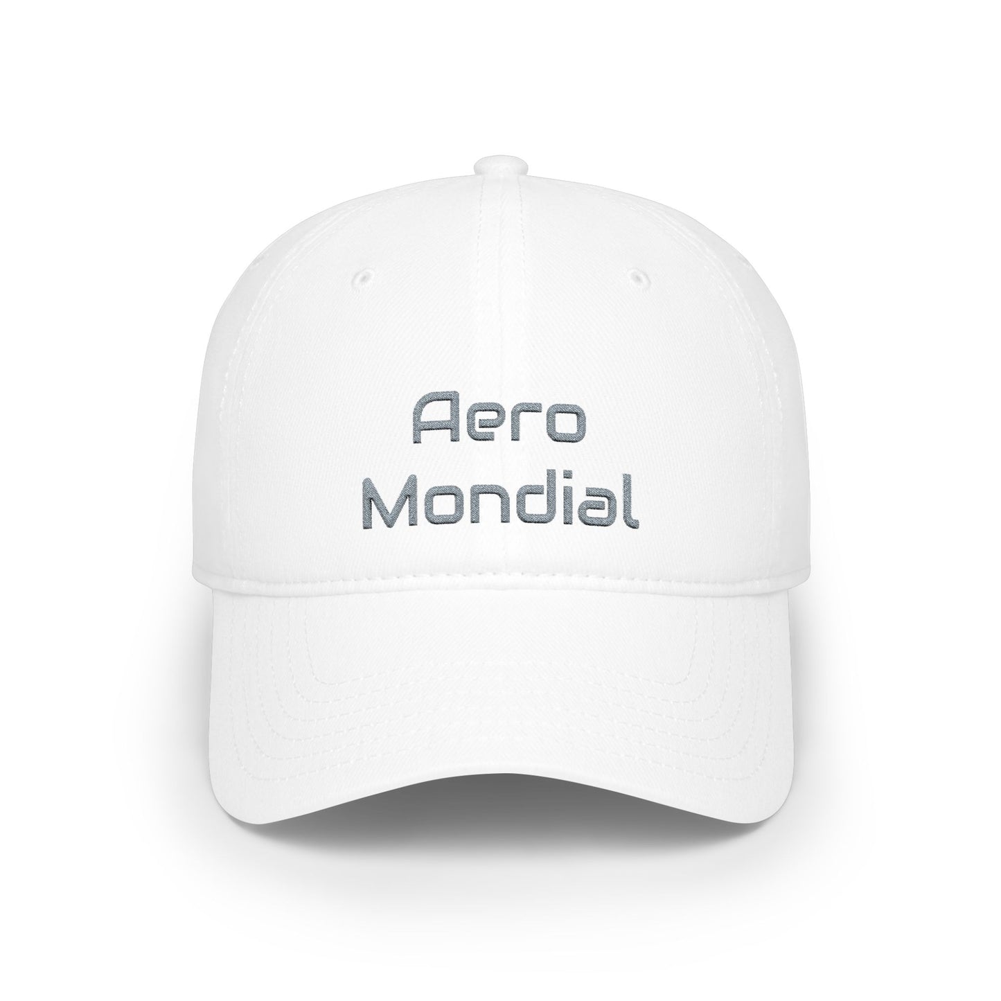 Aero Mondial Grey Baseball Cap Printify