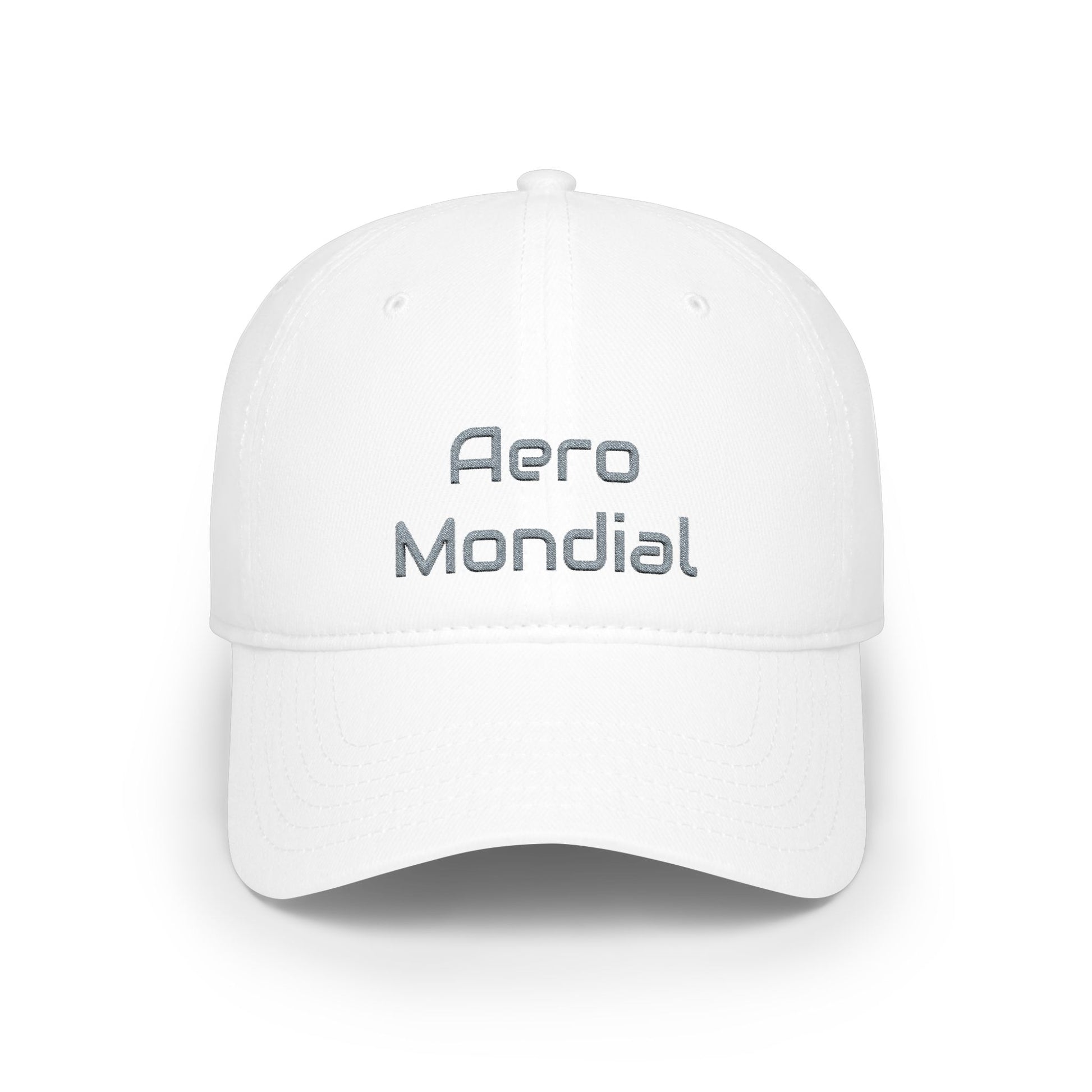 Aero Mondial Grey Baseball Cap Printify