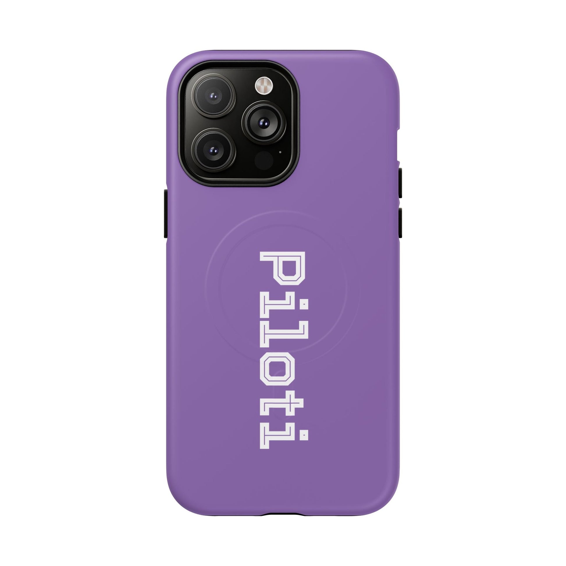 Tough Magnetic iPhone Cases Piloti in light purple Printify