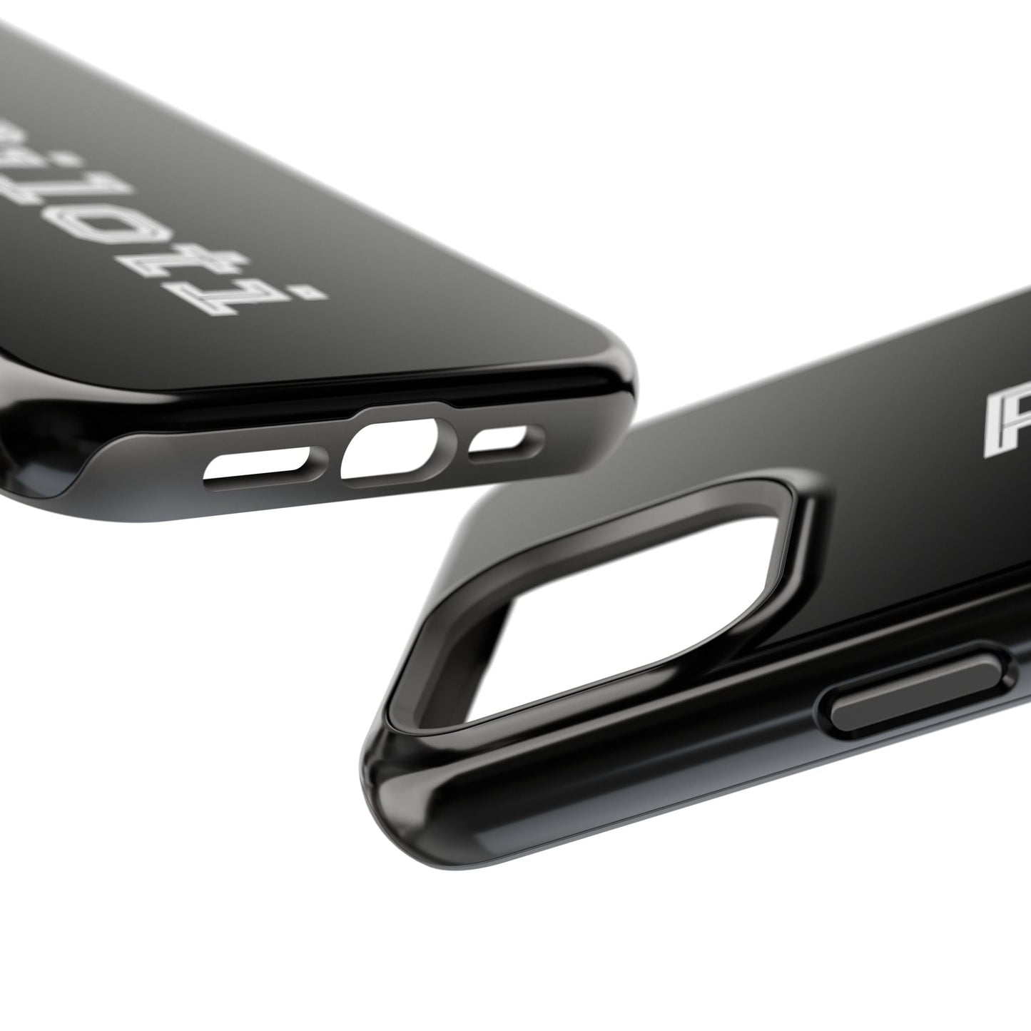 Impact-Resistant Smartphone Cases in black Printify