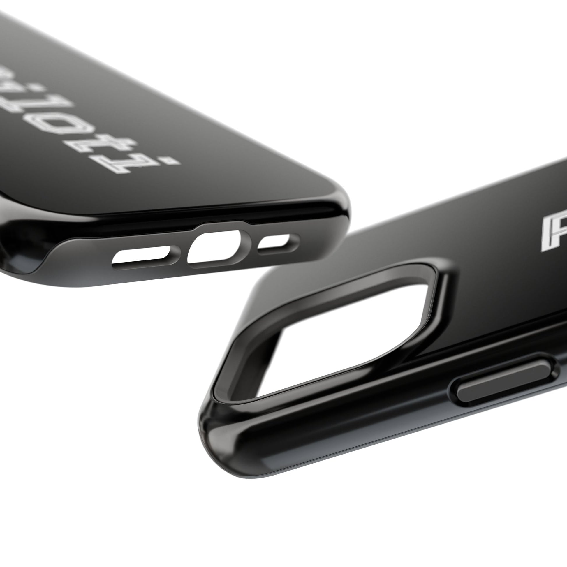 Impact-Resistant Smartphone Cases in black Printify
