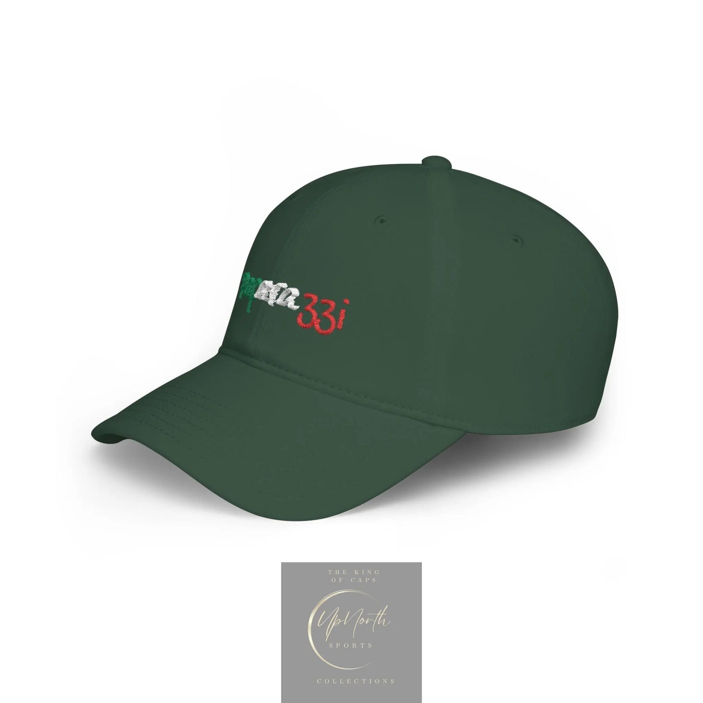Baseball Cap Paparazzi Embroidered Italy Tricolore