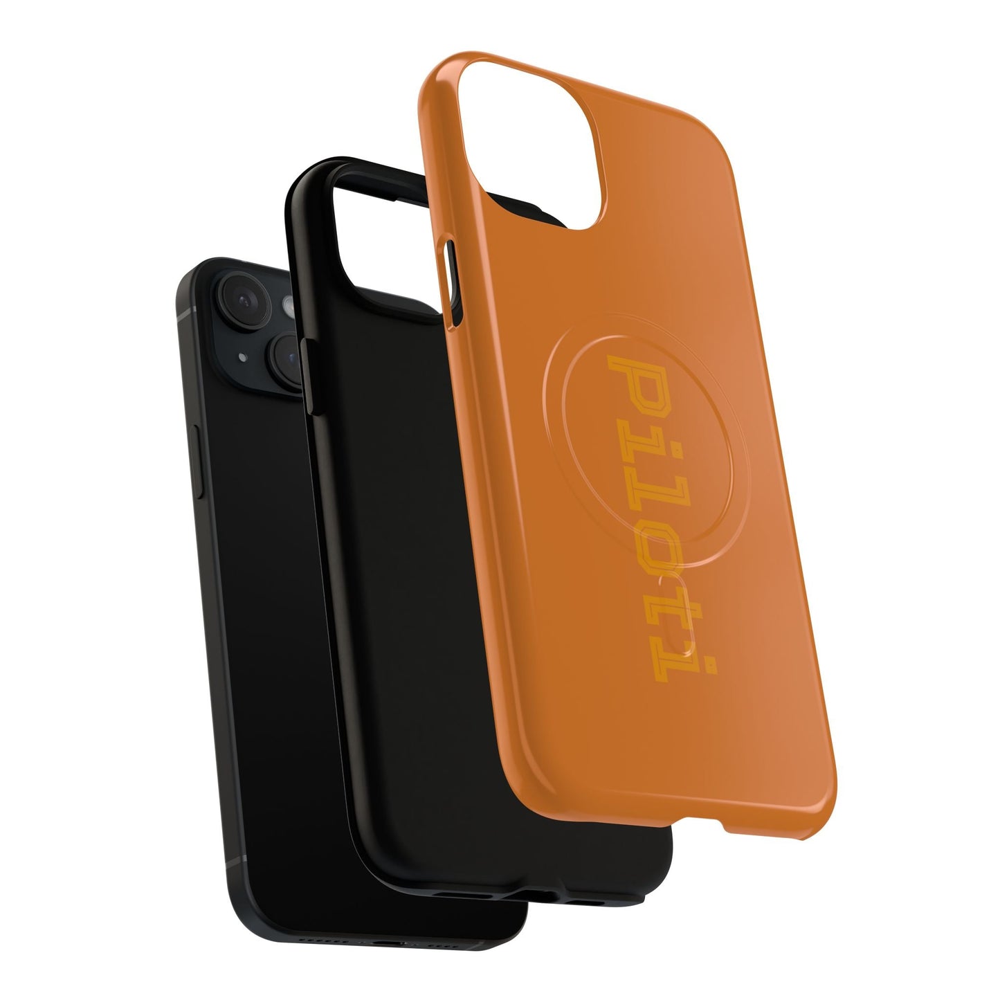 Tough Magnetic iPhone Cases Piloti in orange Printify