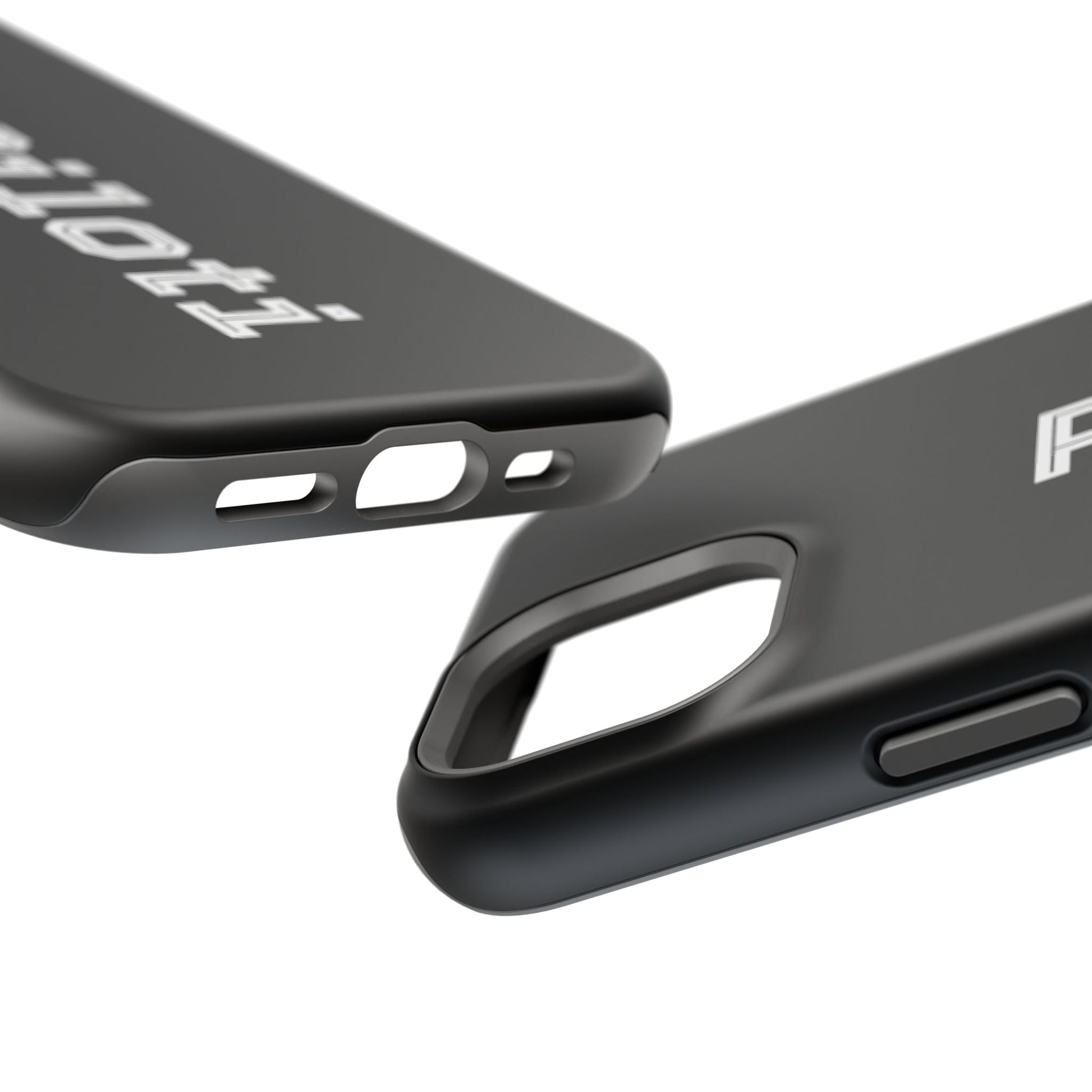 Impact-Resistant Smartphone Cases in black Printify
