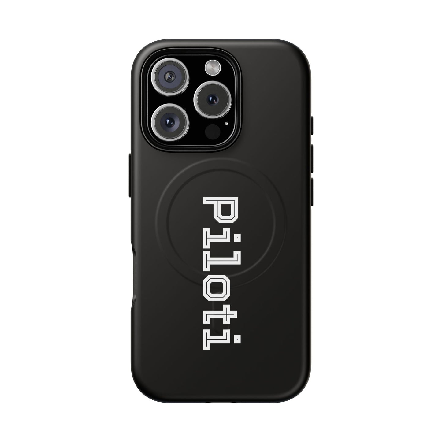 Tough Magnetic iPhone Cases Piloti in black Printify