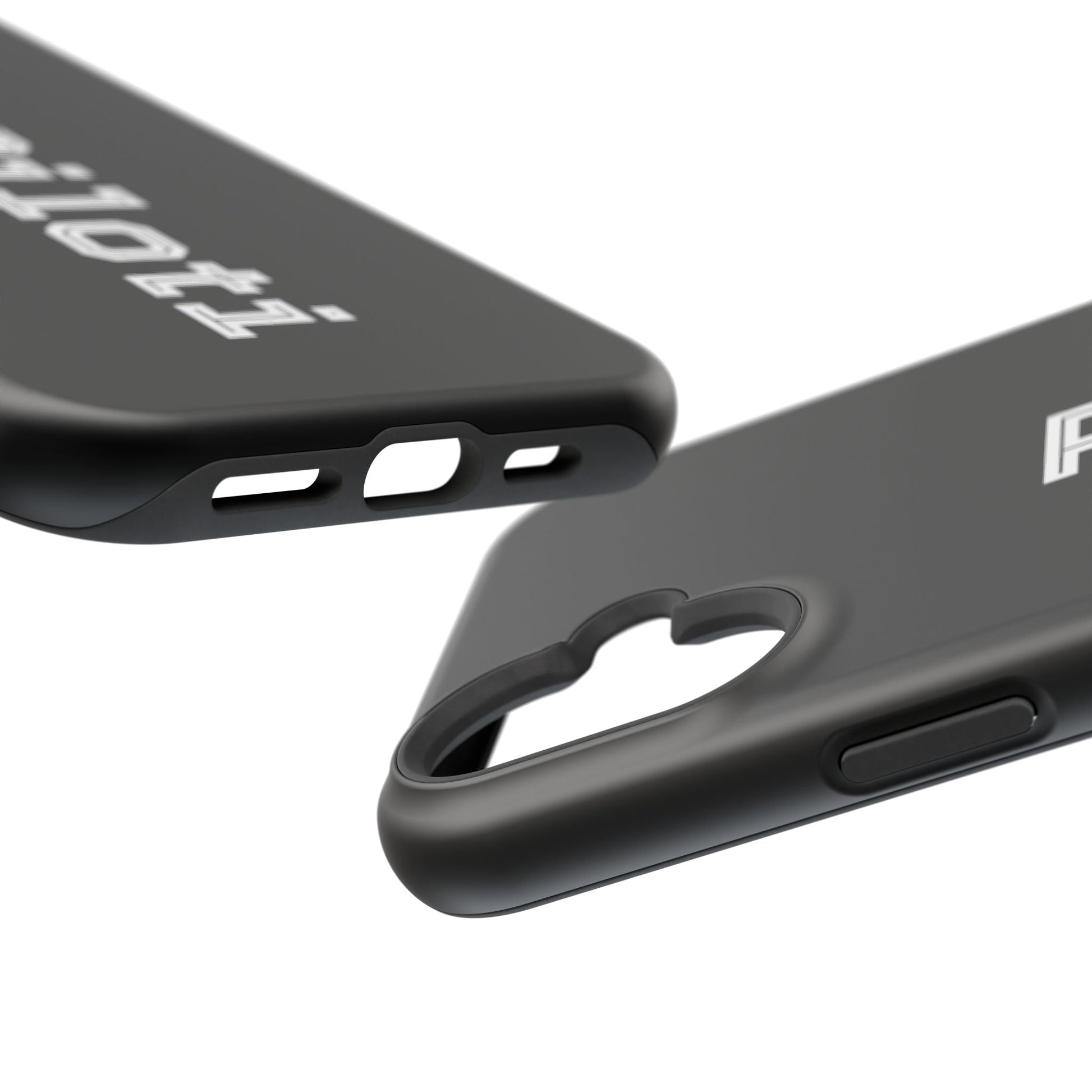 Impact-Resistant Smartphone Cases in black Printify