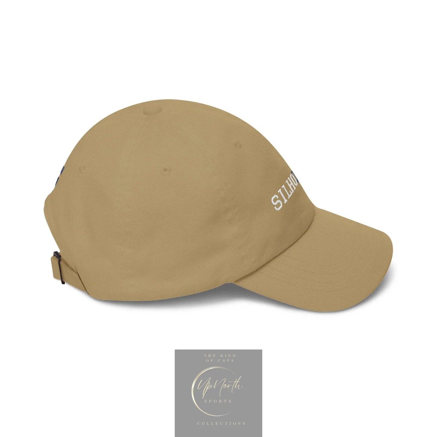 Khaki Paparazzi Silhouette Royal Classic Cap right side - UpNorth SPORTS