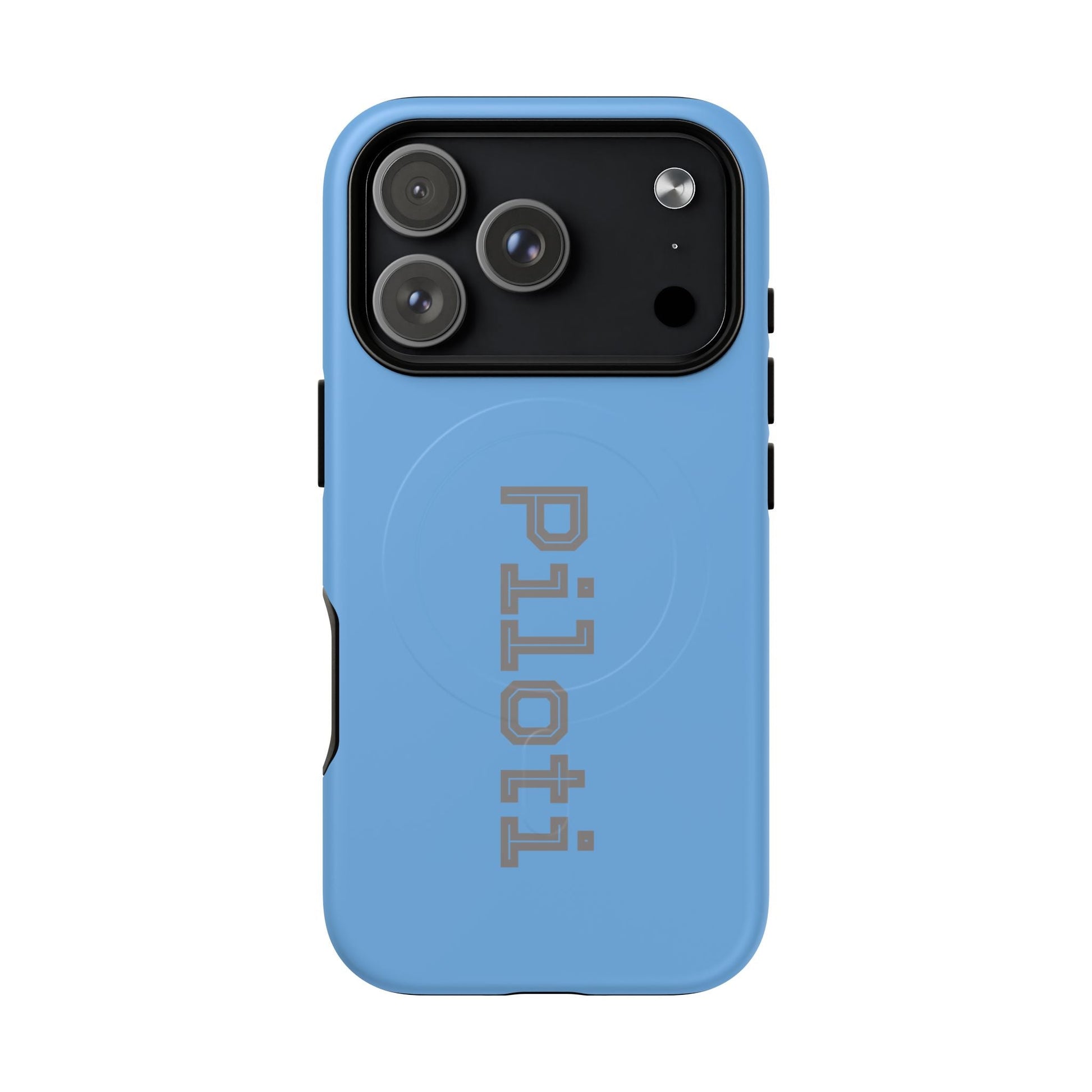 Tough Magnetic iPhone Cases Piloti in skyblue made in matt and gloss finish - UpNorth SPORTS