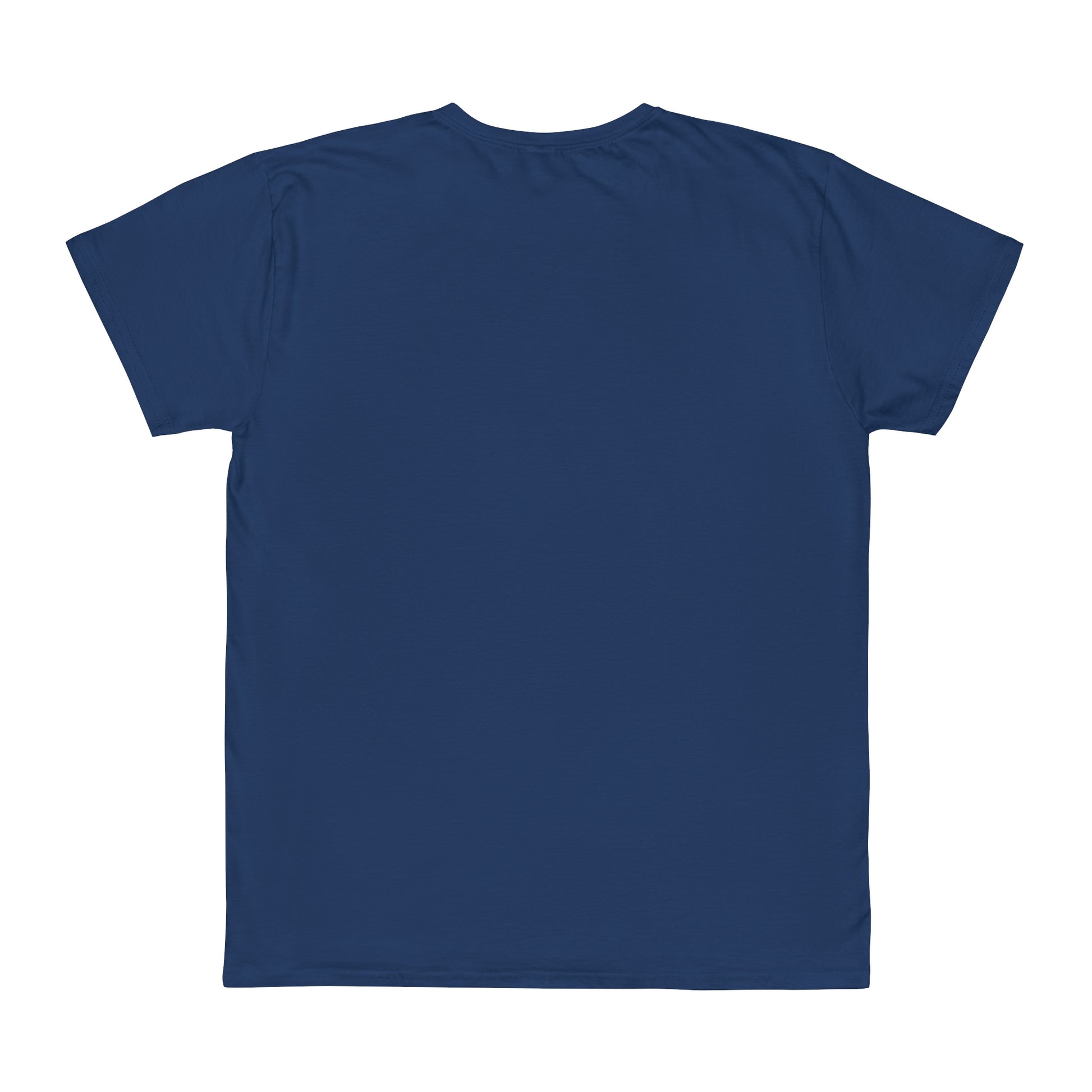 Multiplecolor Whitelabel Unisex Iconic T-Shirt backside Navy